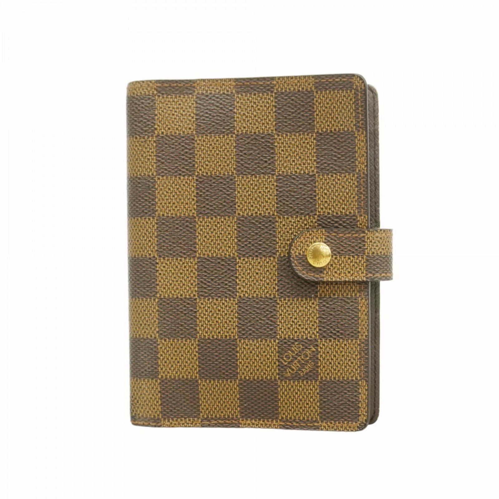 ルイ・ヴィトン(Louis Vuitton) ルイ・ヴィトン 手帳カバー ダミエ アジェンダPM R20700 エベヌメンズ レディース