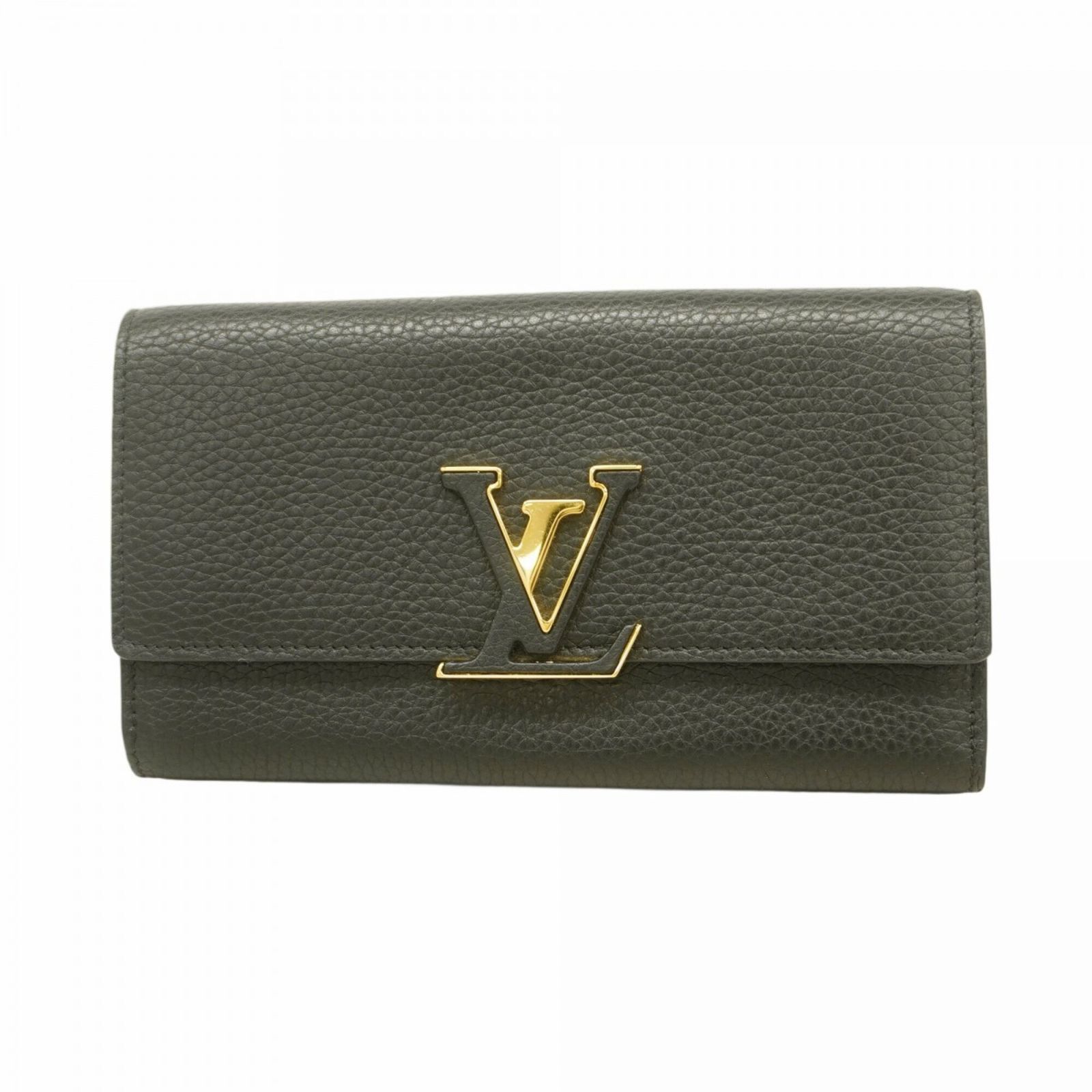 ルイ・ヴィトン(Louis Vuitton) ルイ・ヴィトン 長財布 トリヨン ポルトフォイユカプシーヌ M61248 ノワールレディース
