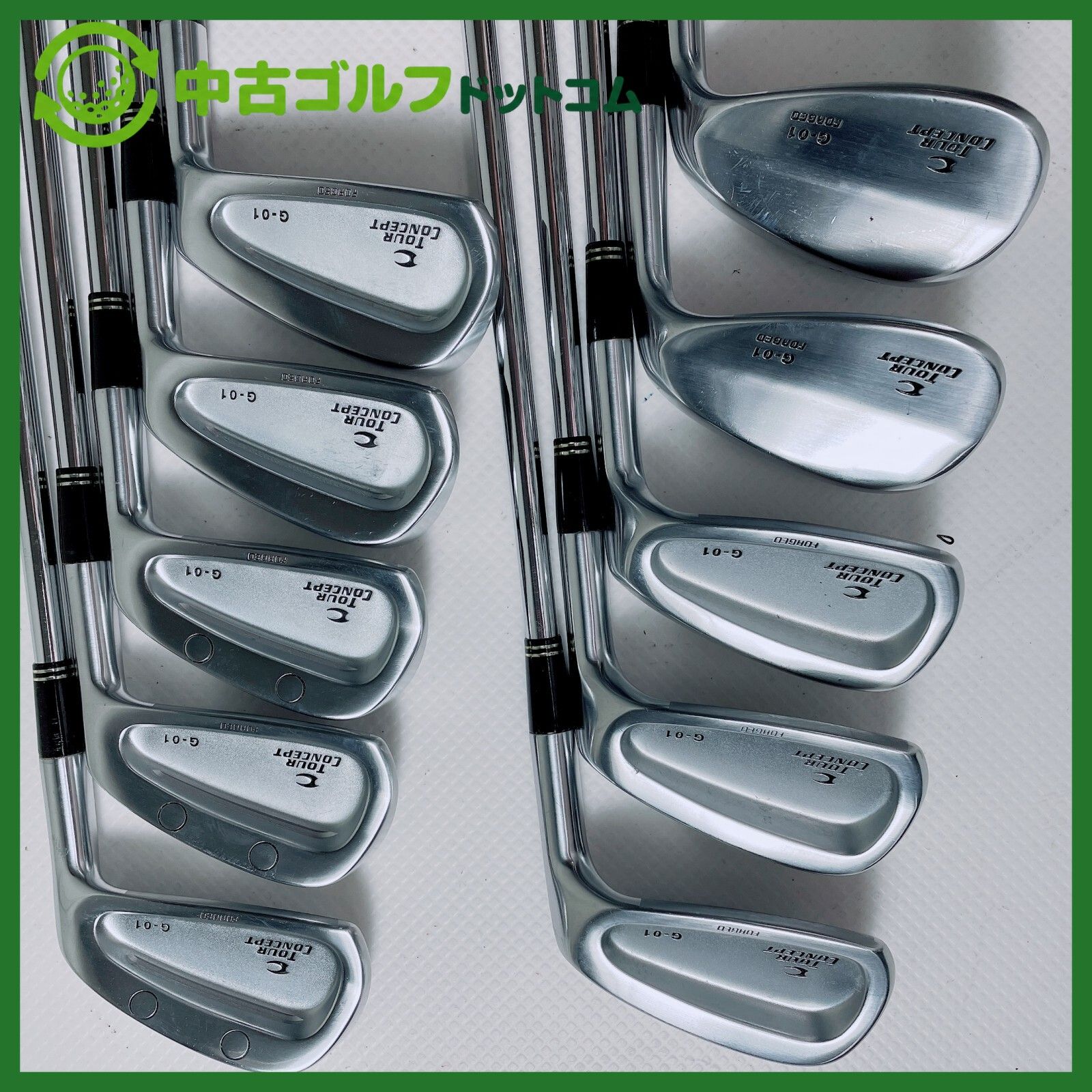 中古】 ツアーコンセプト G-01 FORGED 3I/5-9I/AW/SW 8本セット 