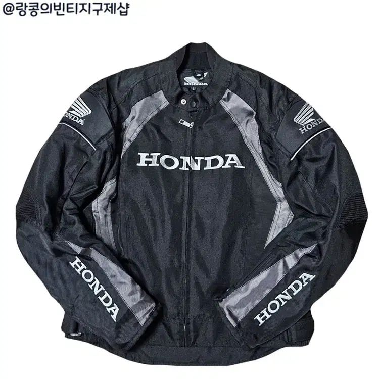 ホンダ オールドスクール ビックロゴ バイク レーシン ジャケット