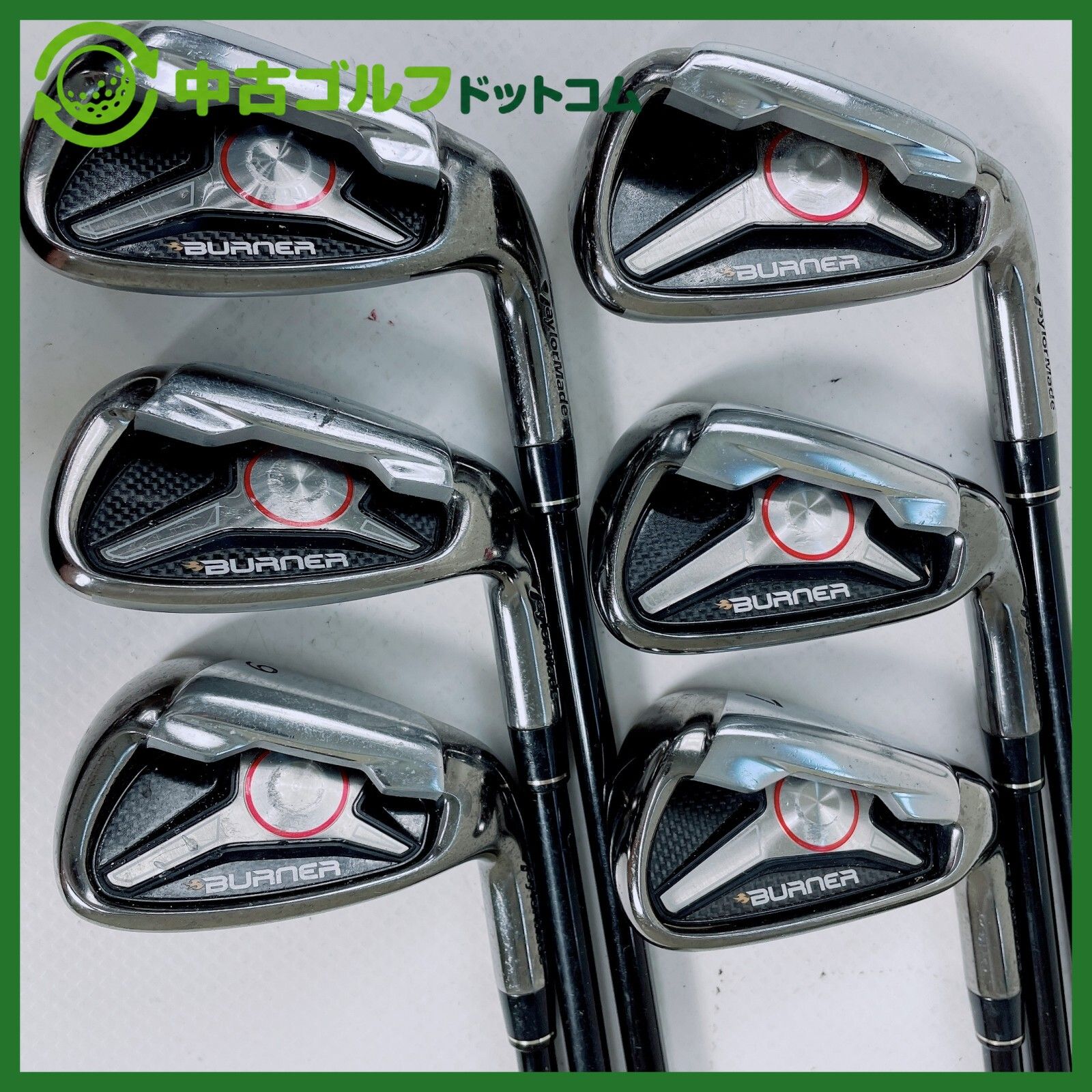 【中古】テーラーメイド BURNER 5-9I/PW 6本セット アイアン セット【R】