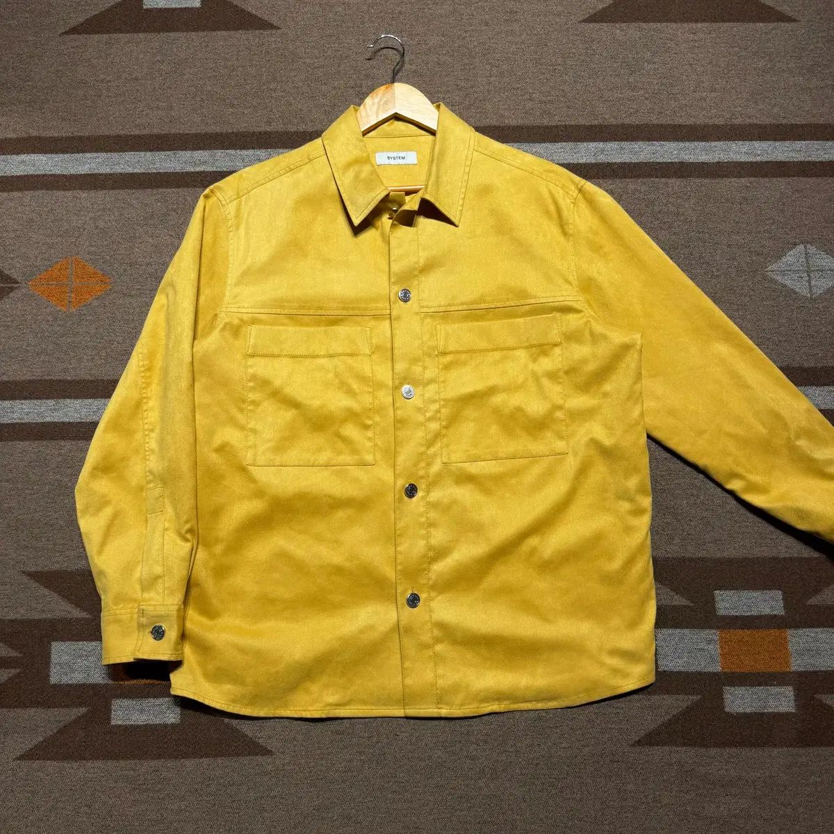 SYSTEM homme スウェード シャツ ジャケット 105