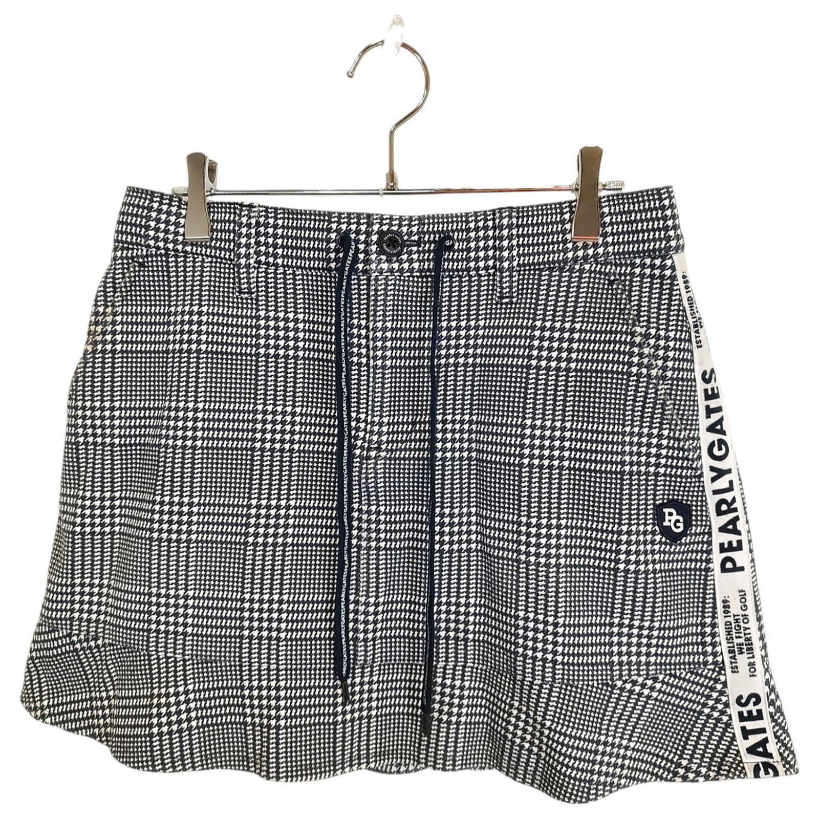 PEARLY GATES パーリーゲイツ ゴルフ 20SS チェック柄 サイドロゴ
