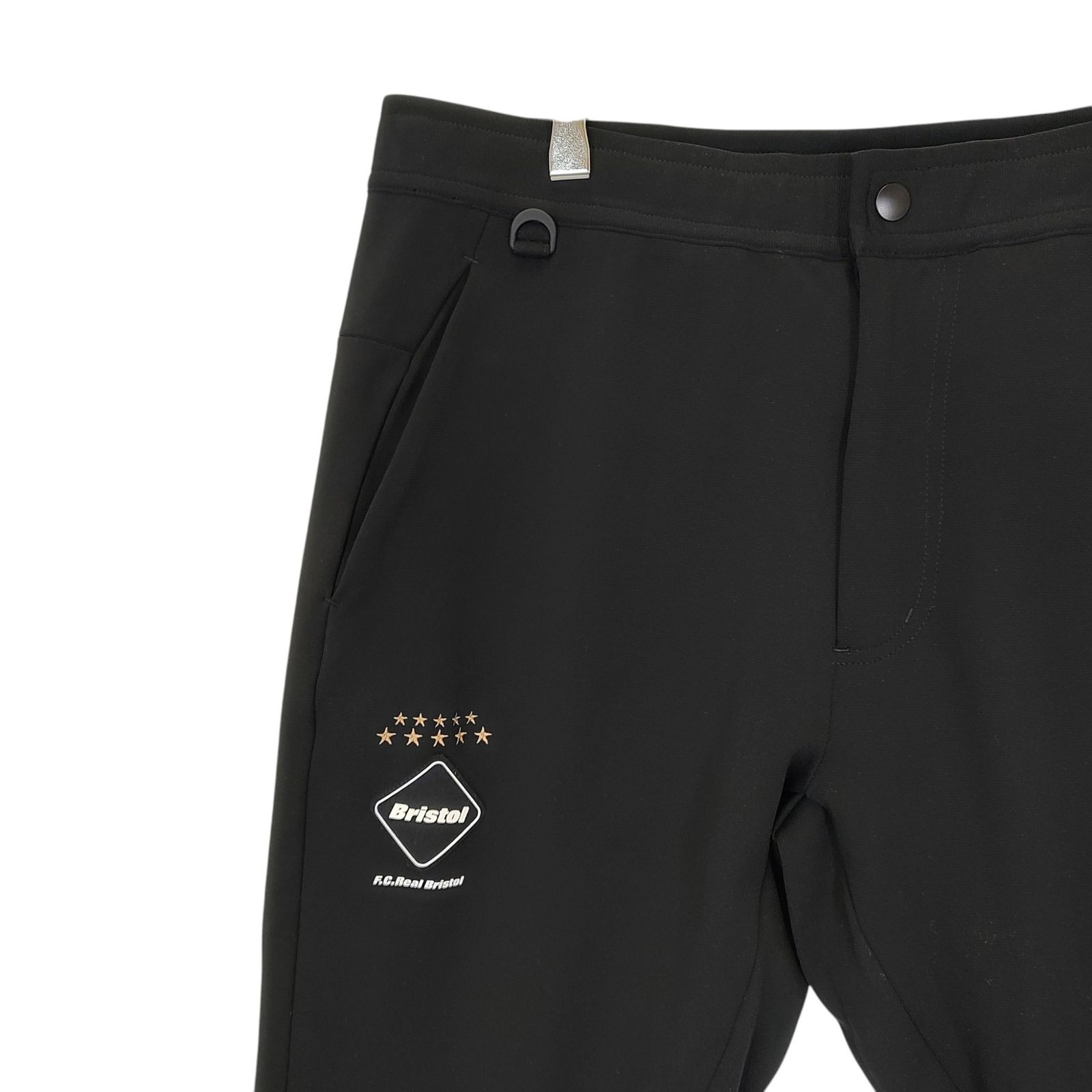 レアルブリストルFCRB新品タグ付き 黒 ストレートパンツ F.C.Real Bristol エフシーレアルブリストル 26SS PDK PANTS