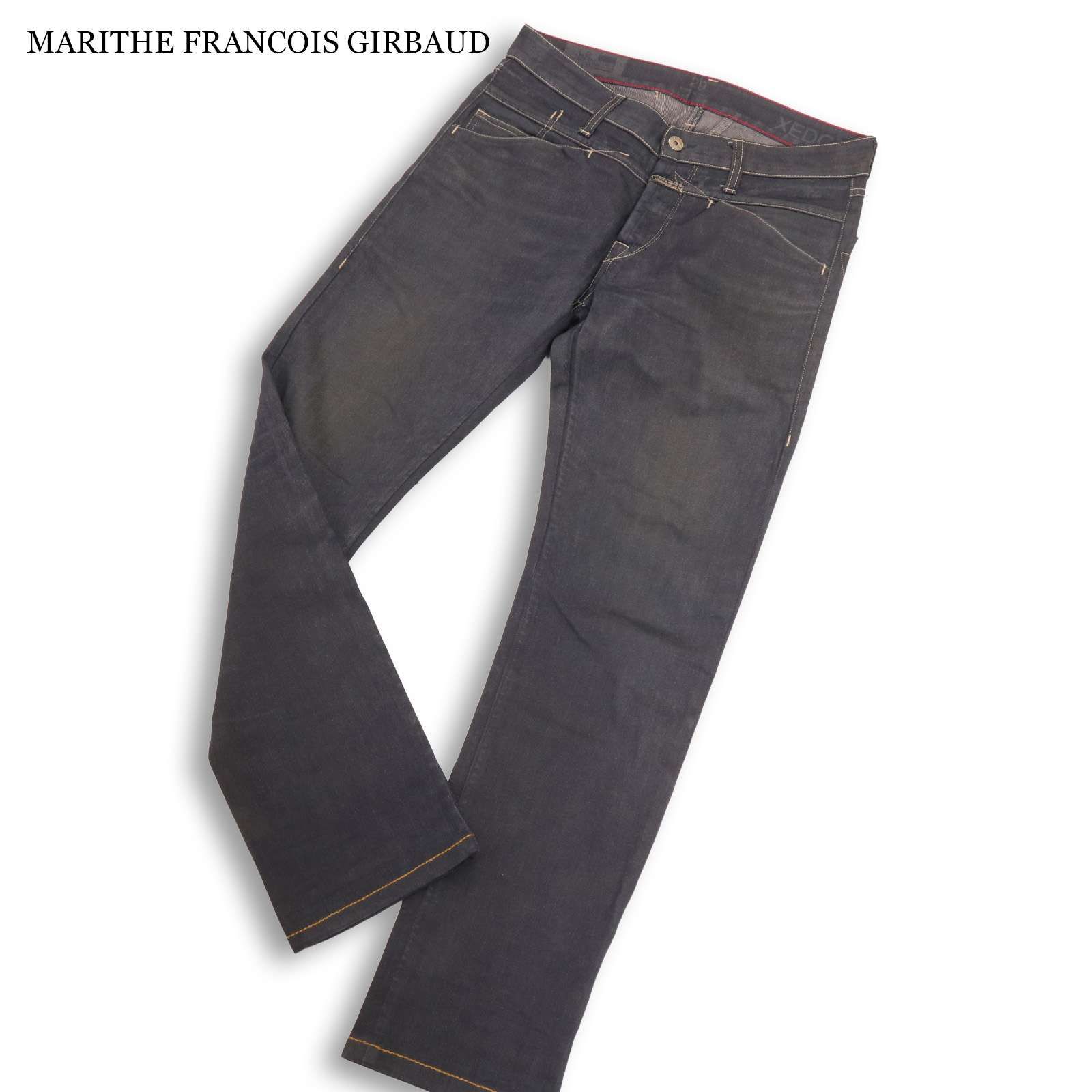 イタリア製★ MARITHE FRANCOIS GIRBAUD マリテフランソワ ジルボー ストレッチ スリム デニム パンツ ジーンズ Sz.S メンズ