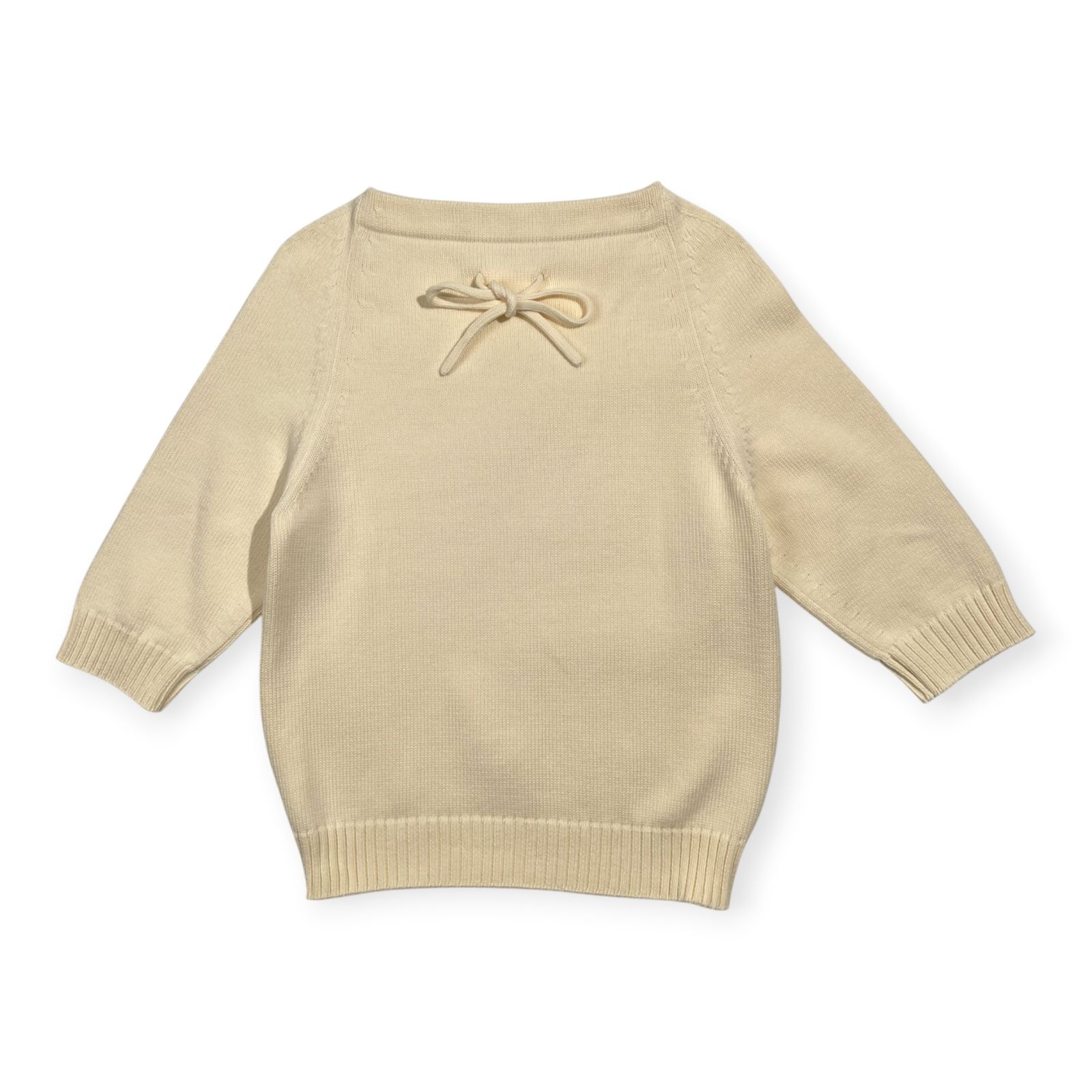 美品 YURI PARK ユリパーク コットン ニット 半袖 セーター