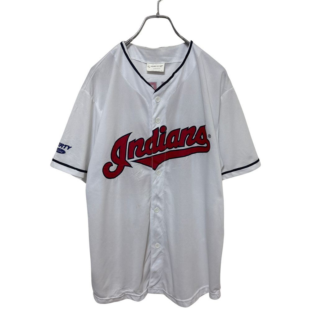 【MATCH-UP】 Cleveland Indians Baseball Jersey MLB クリーブランドインディアンス ベースボールシャツ S-6898