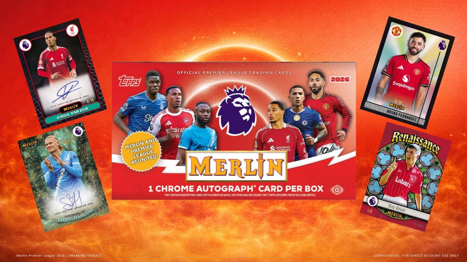 新品未開封 1Box】Topps Merlin Premier League 2026 - Hobby Box 