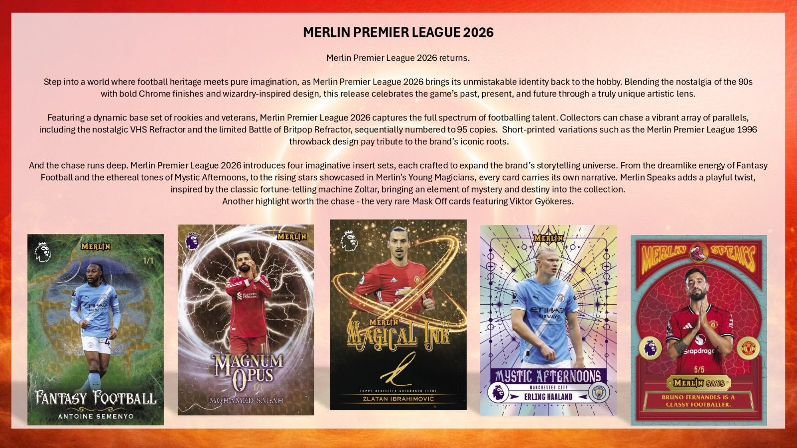 新品未開封 1Box】Topps Merlin Premier League 2026 - Hobby Box 