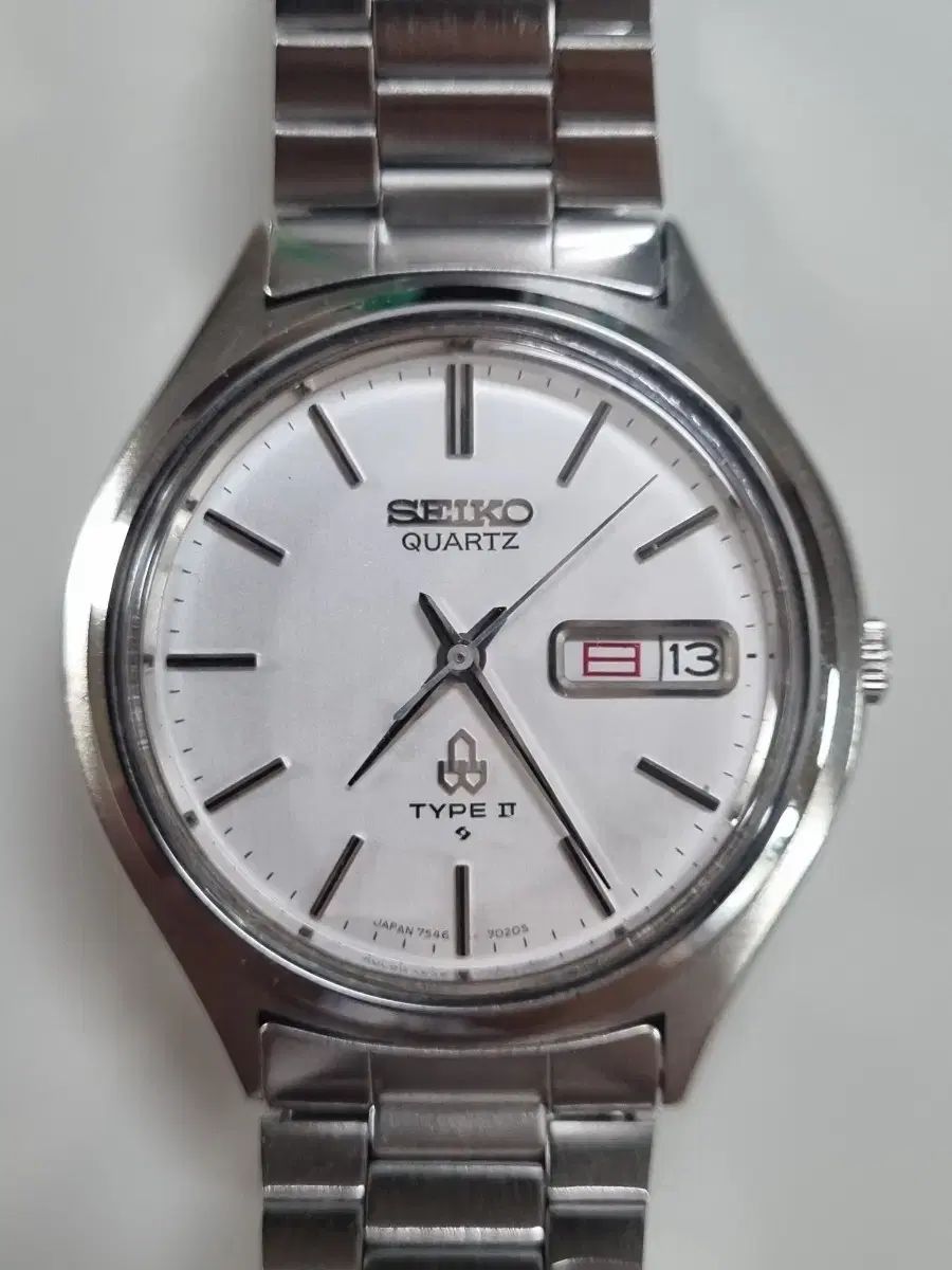 78年 ヴィンテージ SEIKO セイコー type2 クオーツ リストウォッチ 7546-7010