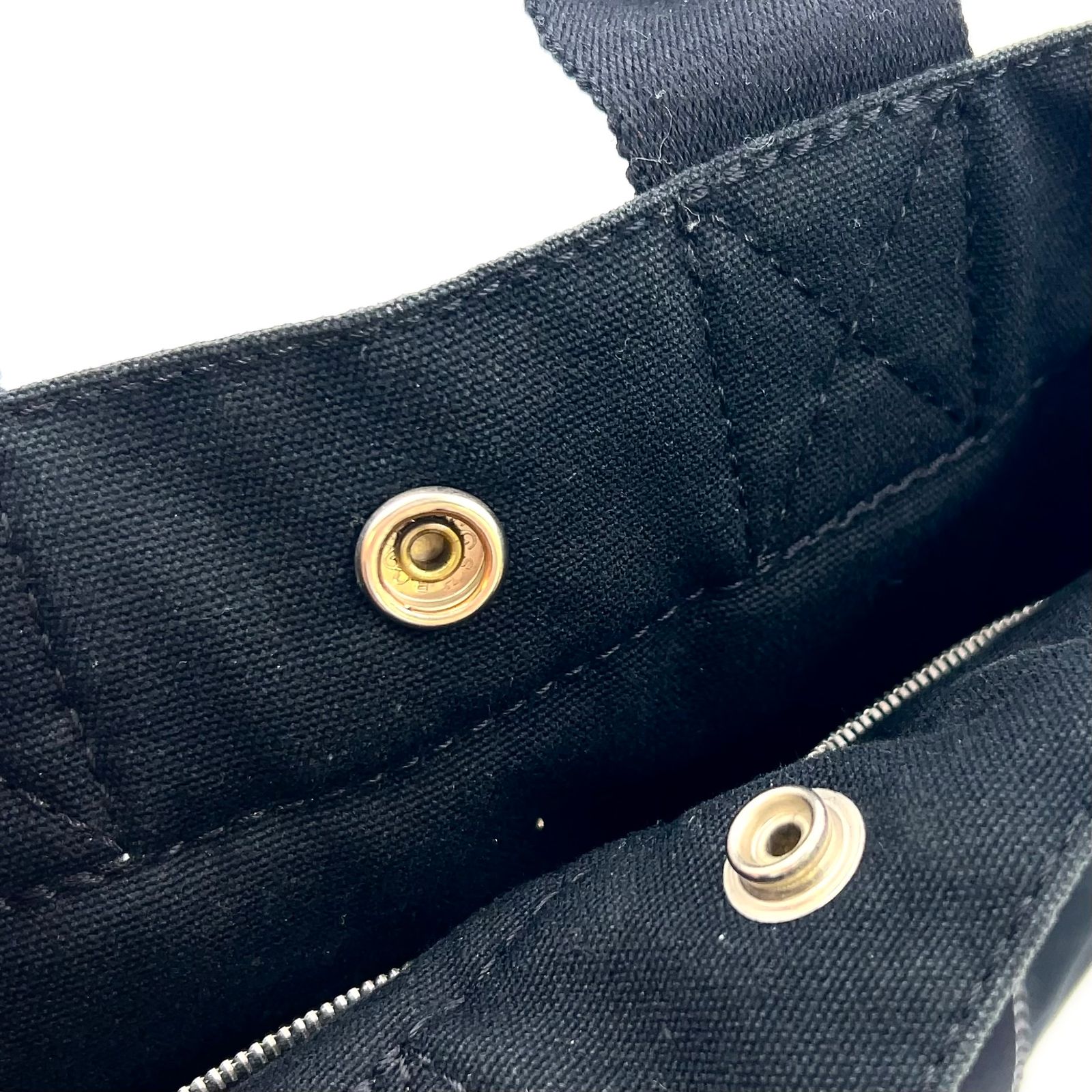 新着】HERMES ドーヴィルPM キャンバス ブラック トートバッグ 