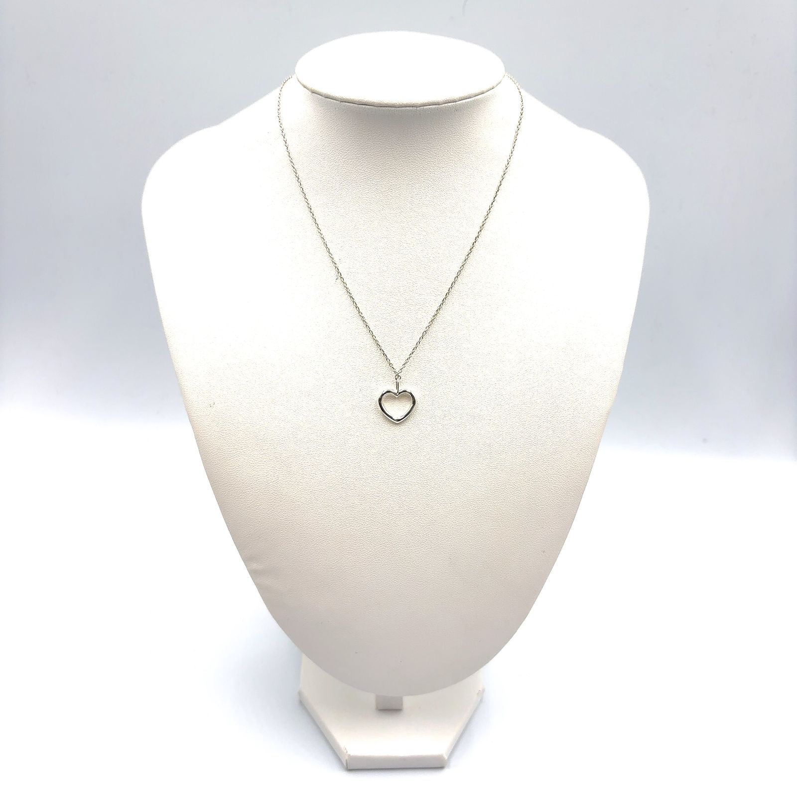 TIFFANY & Co. オープンハート SV925 シルバー ネックレス - メルカリ