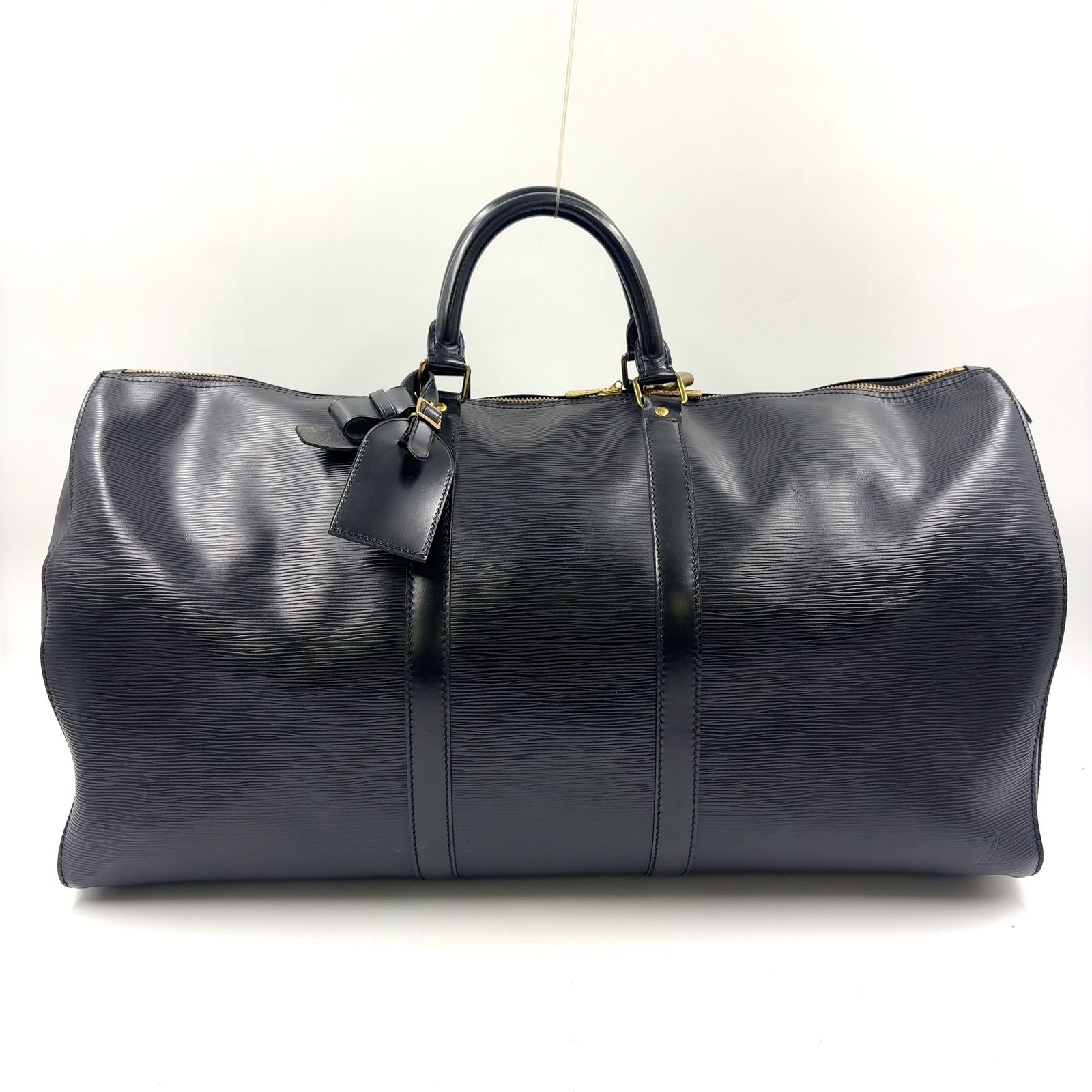 新着】LOUIS VUITTON キーポル55 エピ エピ ノワール レザー ブラック