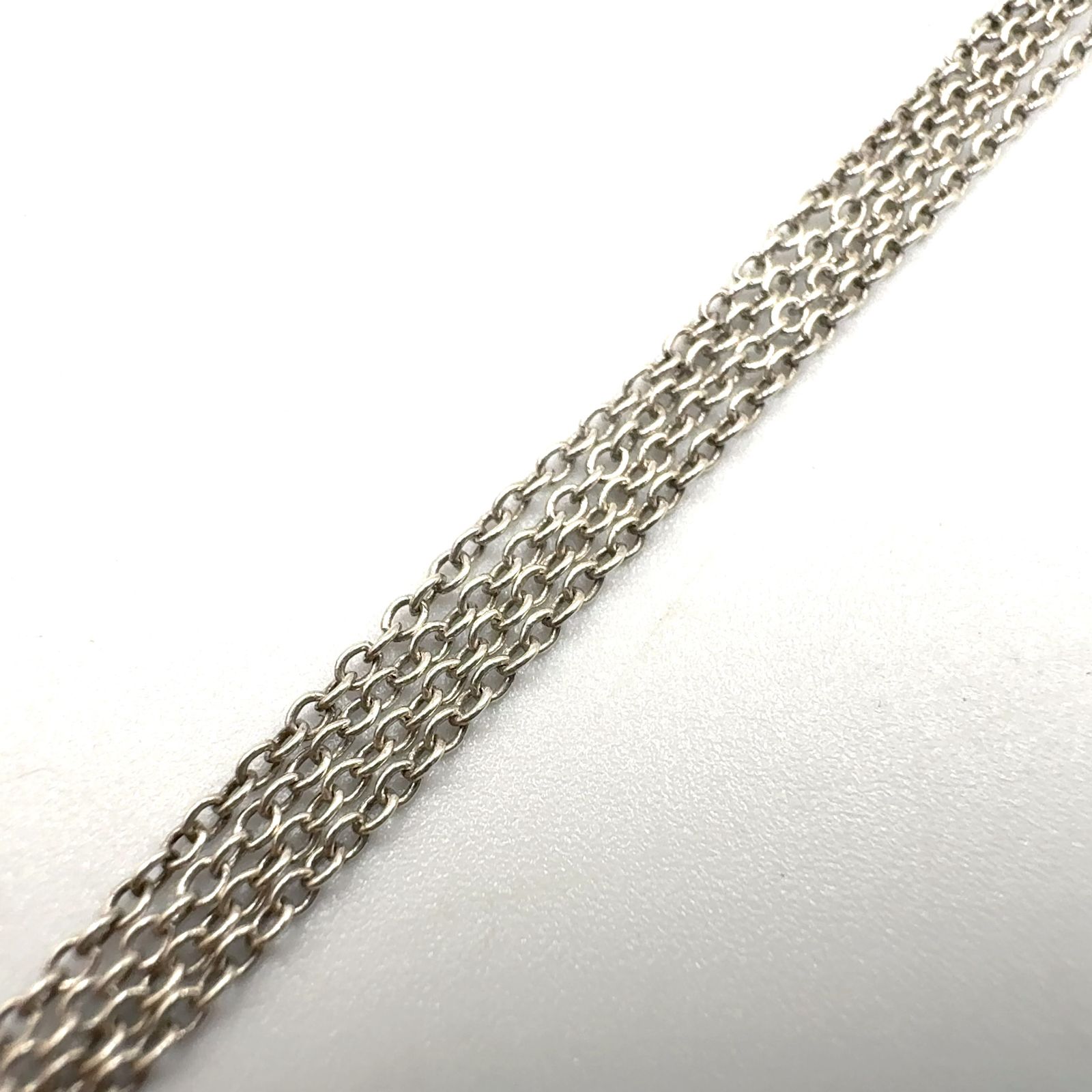 新着】TIFFANY & Co. ブルー ダブルハート タグ エナメル、AG925 