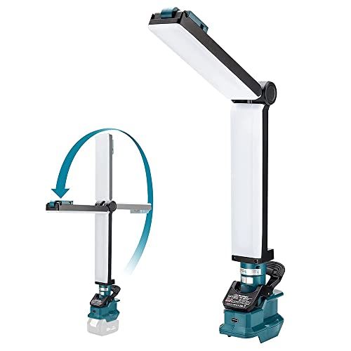 充電式LEDワークライトマキタ18vバッテリ対応クリップオンライト 作業灯 30W 2400LM 高輝度 270°折り畳み可能 ライトヘッドは330°左右回転可能 アウトドア キャンプ 夜間工事 車の修理 非常用 防災 停電対応 地震対策 バッテリ別売(本ts