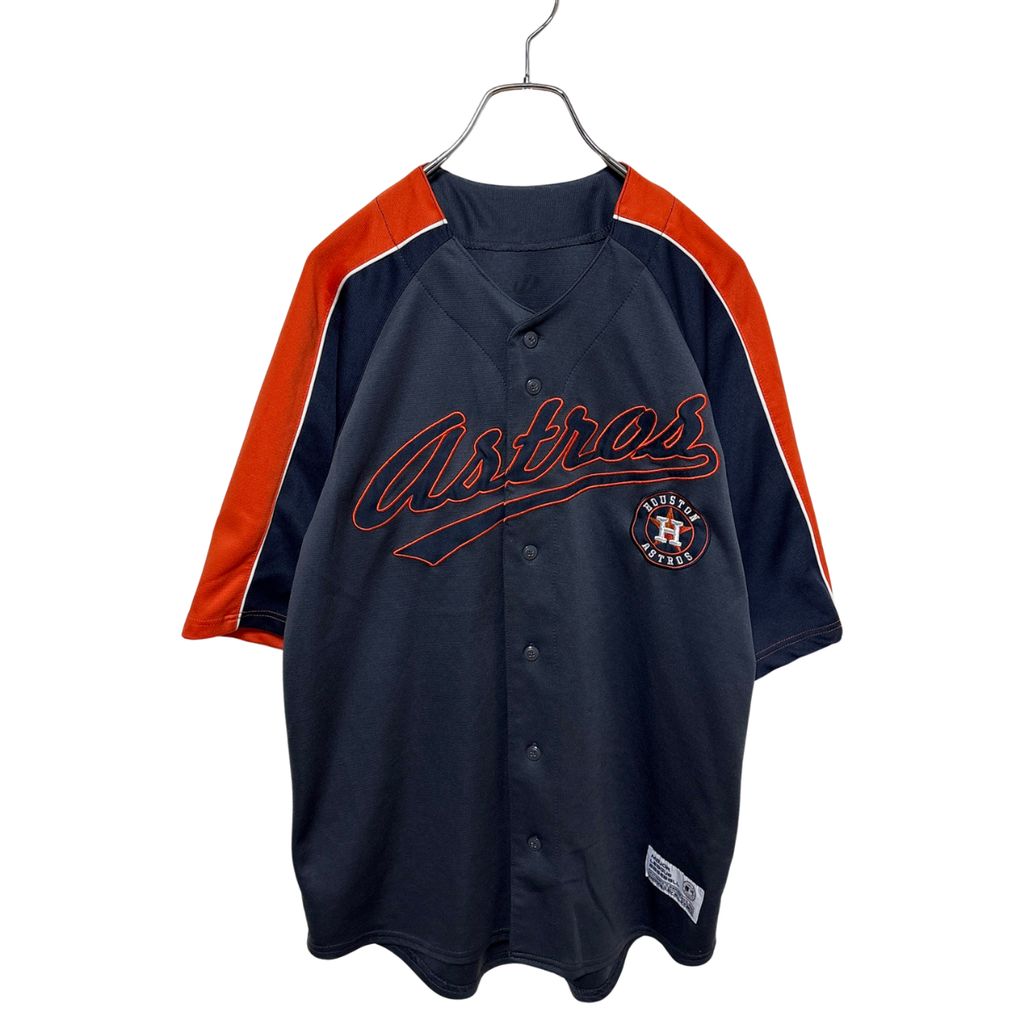 【MLB】 Houston Astros Baseball Jersey ヒューストンアストロズ ベースボールシャツ チームロゴ S-6901