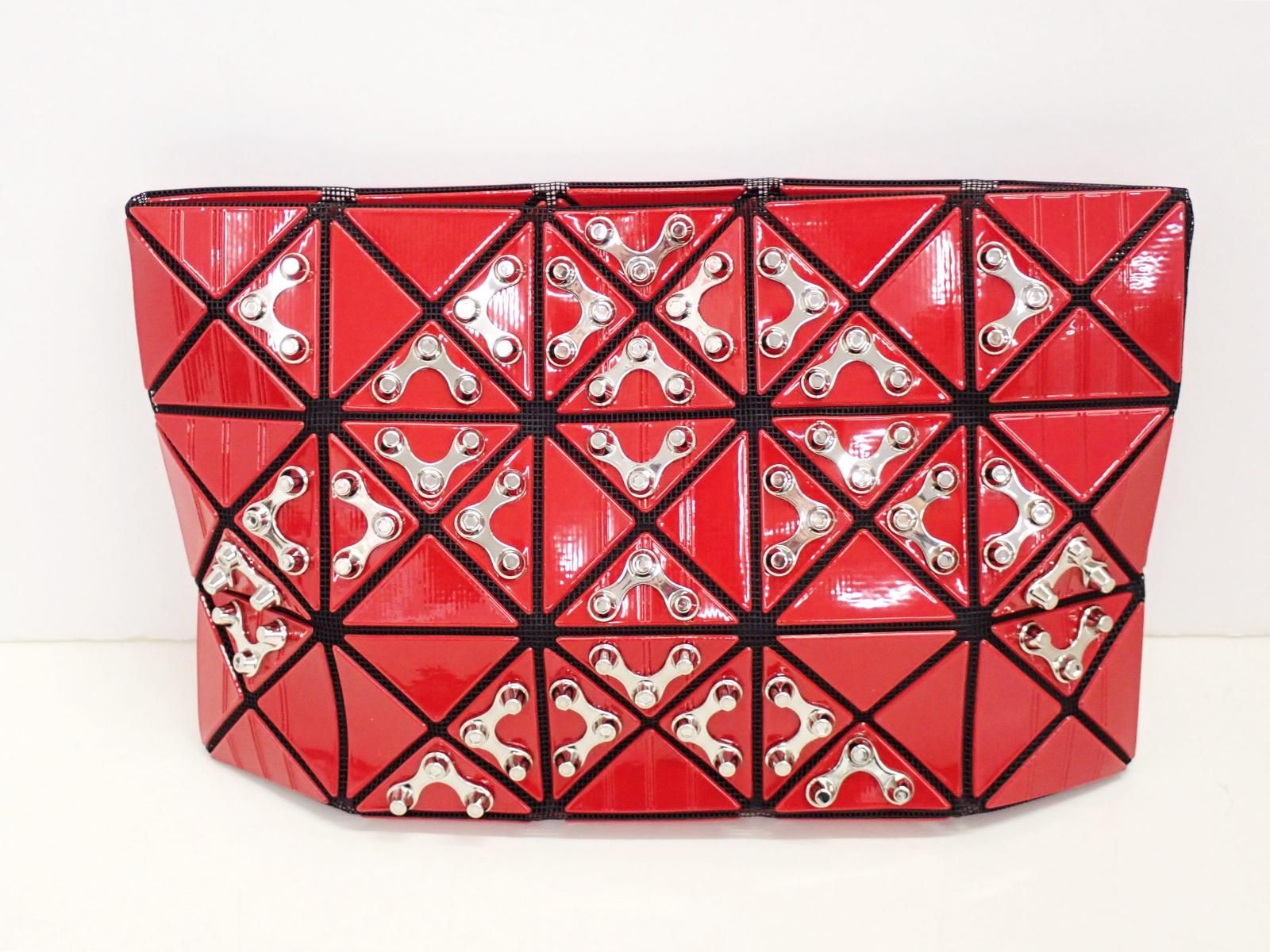 ☆7823☆BAO BAO ISSEY MIYAKE スタッズ クラッチバッグ ポーチ BB43