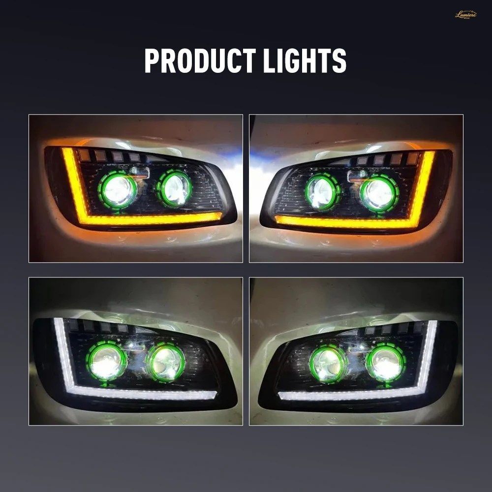 日野700A LEDトラックライトプロジェクターヘッドライトアセンブリフロントヘッドランプDRLターンシグナルカーヘッドライト