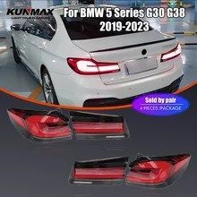 BMW 5シリーズ G30 G38 2019-2023用 LEDテールライト左右セット DRL リバース ブレーキ ターンシグナル 車用リアテールライト