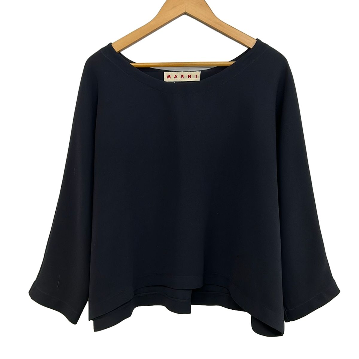 MARNI(マルニ) 長袖カットソー サイズ40 M レディース美品 - ダークネイビー