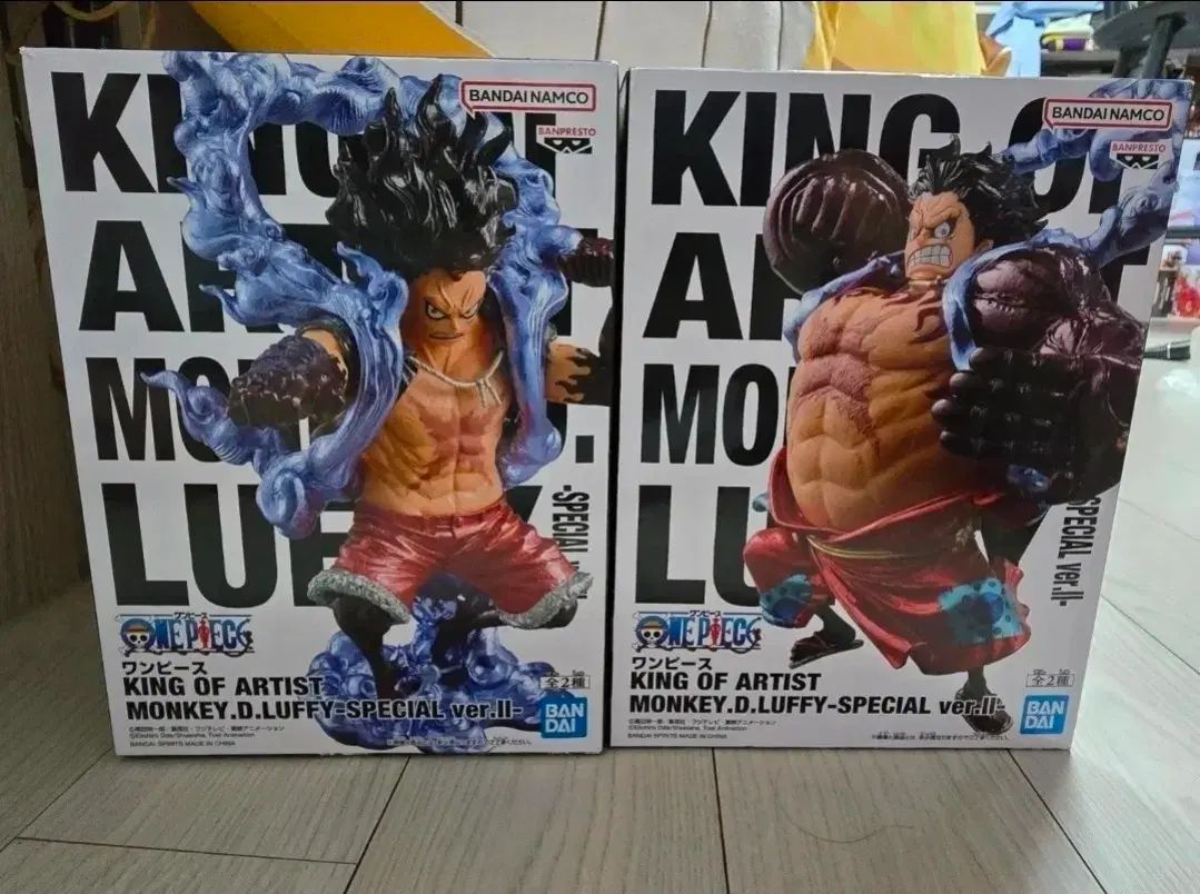 ONE PIECE キング OF ARTIST モンキー・D・ルフィ (ルフィ) スネークマン バウンスマン フィギュア セット