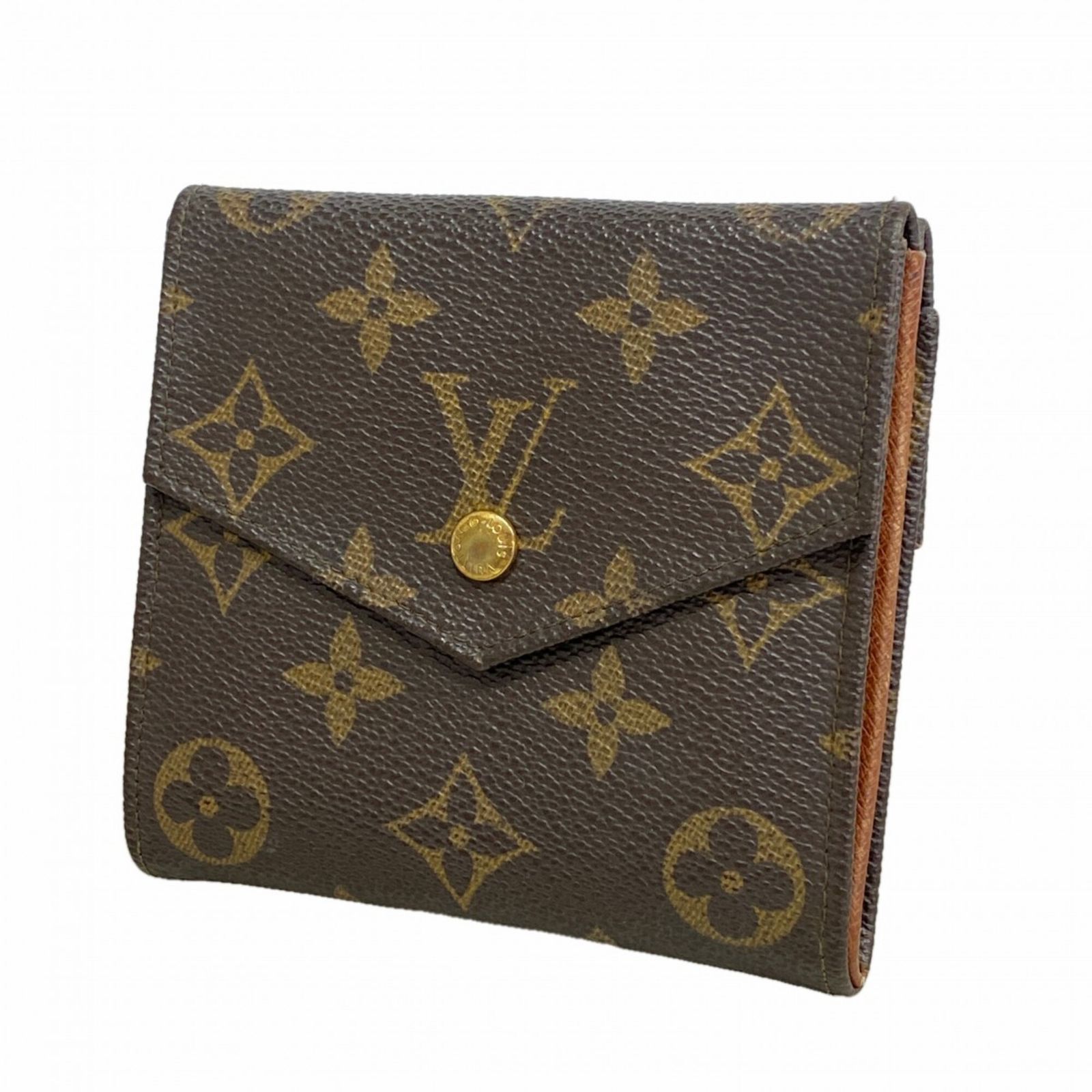 ルイ・ヴィトン(Louis Vuitton) ルイ・ヴィトン 三つ折り財布 モノグラム ポルトモネビエカルトクレディ M61660 ブラウンレディース