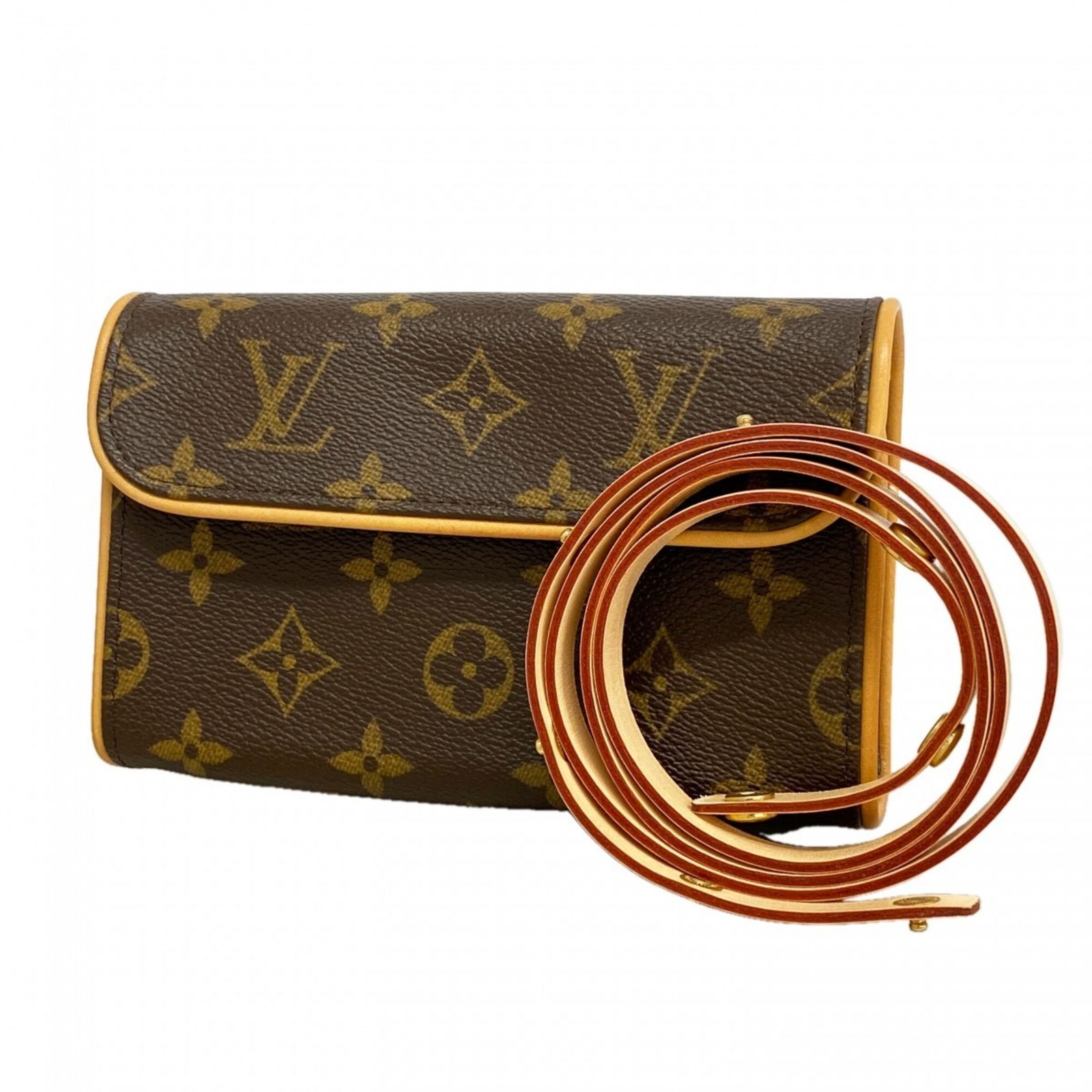 ルイ・ヴィトン(Louis Vuitton) ルイ・ヴィトン バッグ・ウエストバッグ モノグラム ポシェットフロランティーヌ M51855 ブラウンレディース