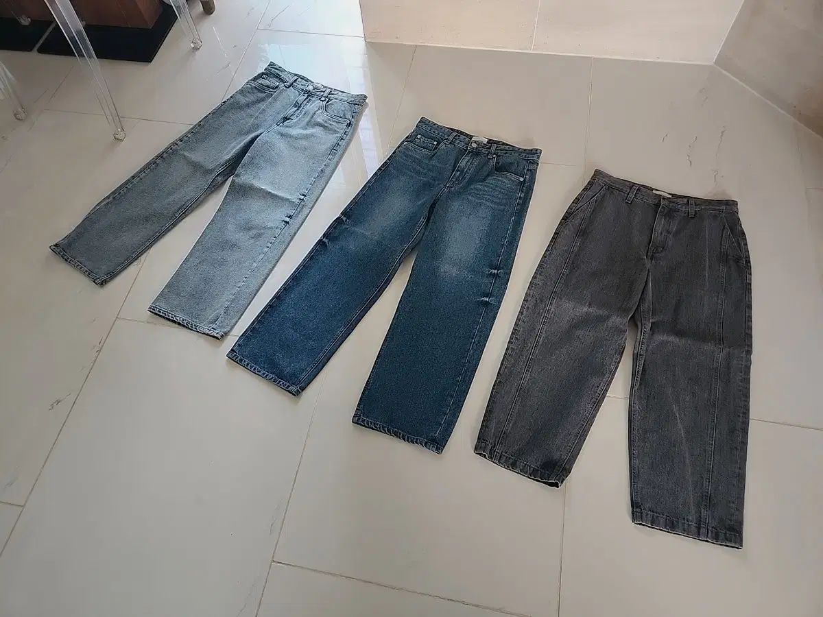 新品 3種セット ユニセックス KOLONSPORT アモプレ 芸能人ブランド デニム 3種