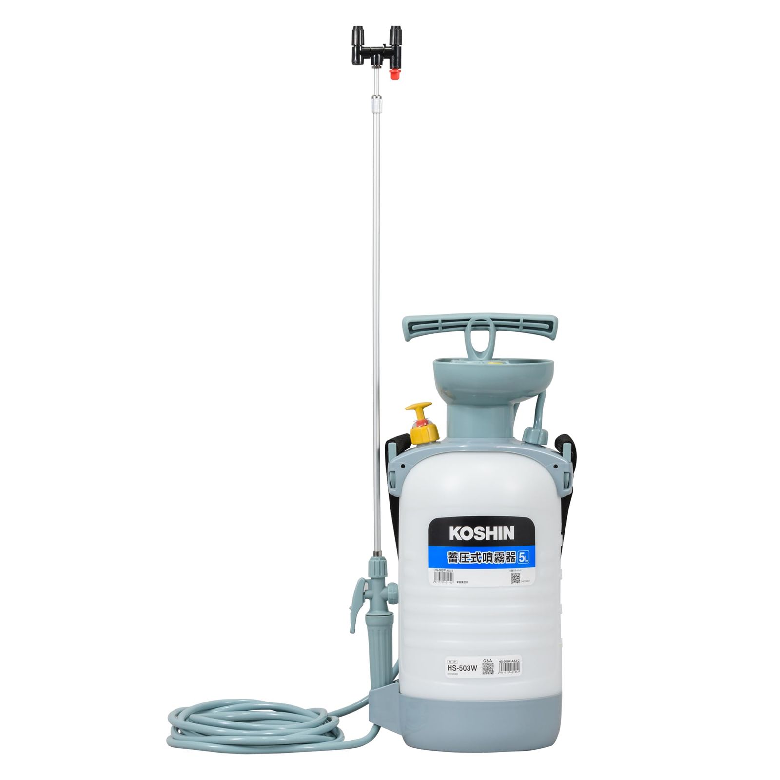 【新品】工進 蓄圧式噴霧器5L ミスターオート HS-503W 38ae301e