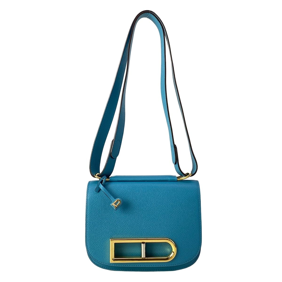 DELVAUX(デルボー) ショルダーバッグ ランゴ― ブルー レザー