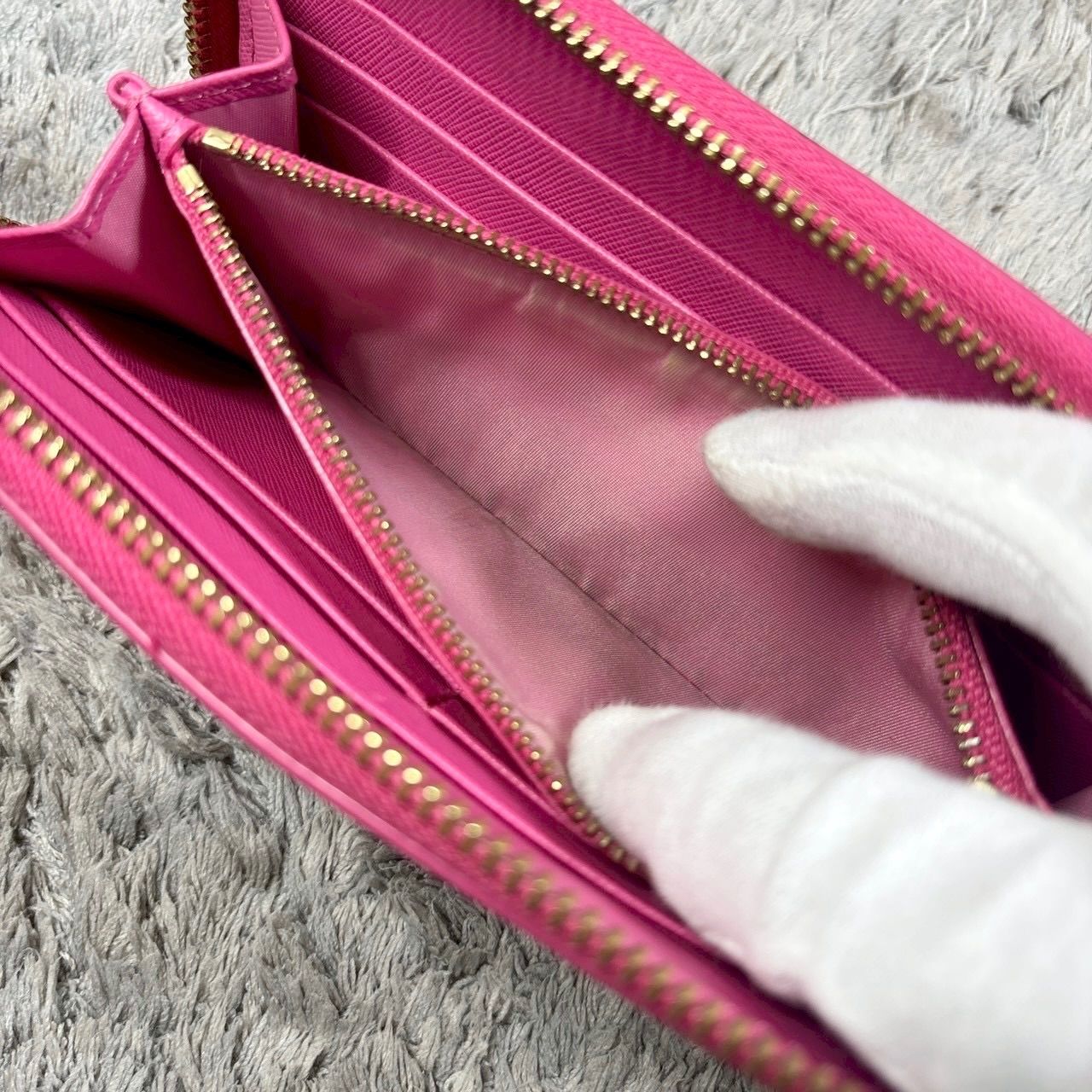 TORY BURCH トリーバーチ 長財布 ラウンドファスナー ゴールドロゴ金具 