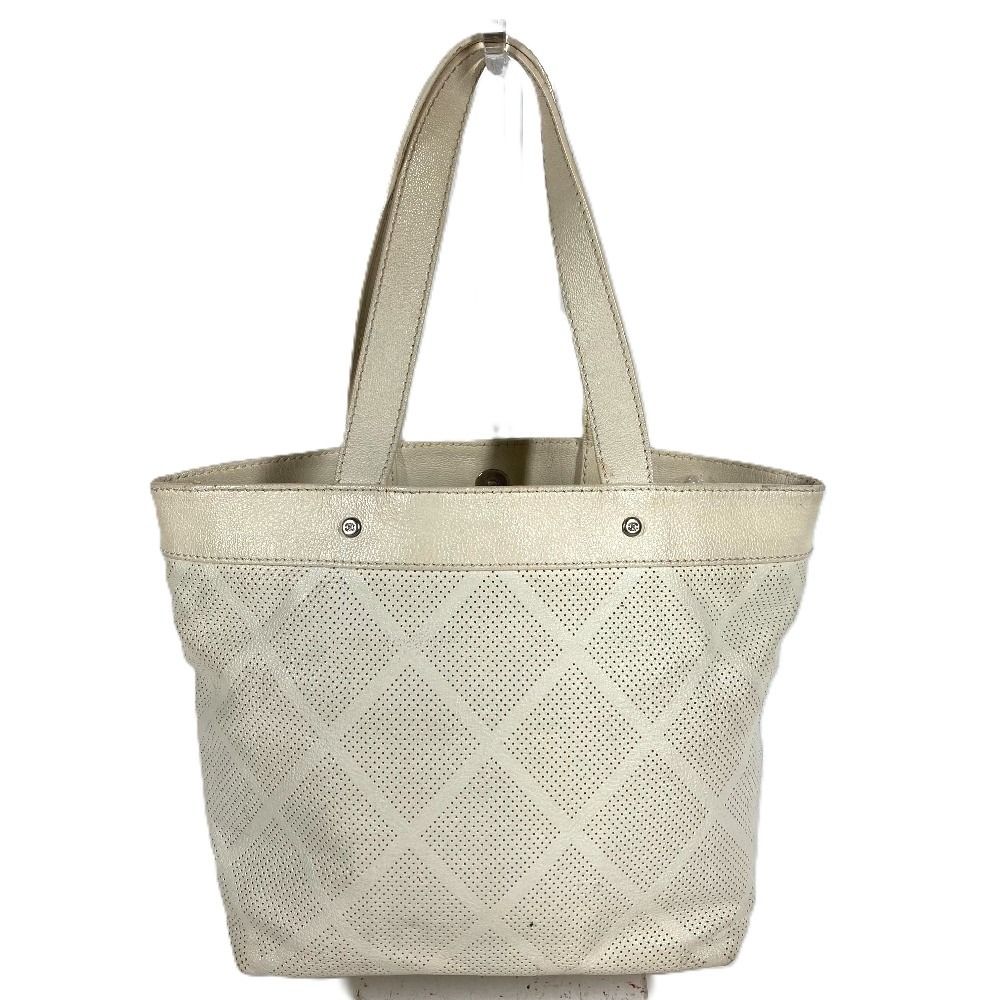 CHANEL シャネル トートバッグ ロゴ CC ココマーク マトラッセ 
