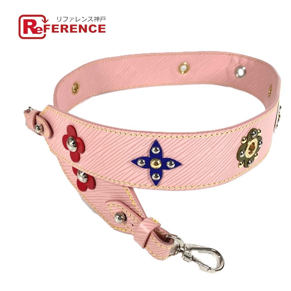 LOUIS VUITTON ルイヴィトン ショルダーストラップ フラワーモチーフ 花 J02324 エピレザー ローズバレリーヌ ピンク