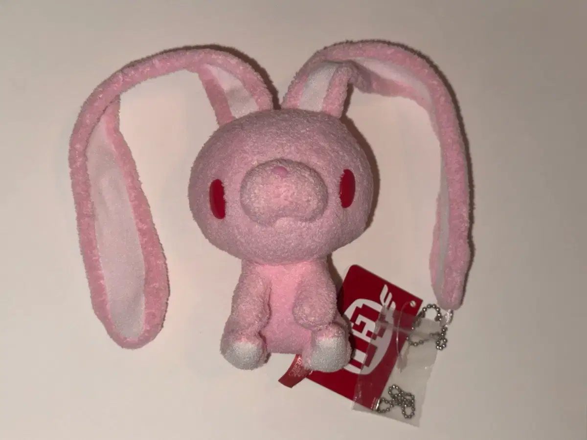 汎用うさぎ ピンク マスコット キーホルダー いたずらぐまのグル~ミ~