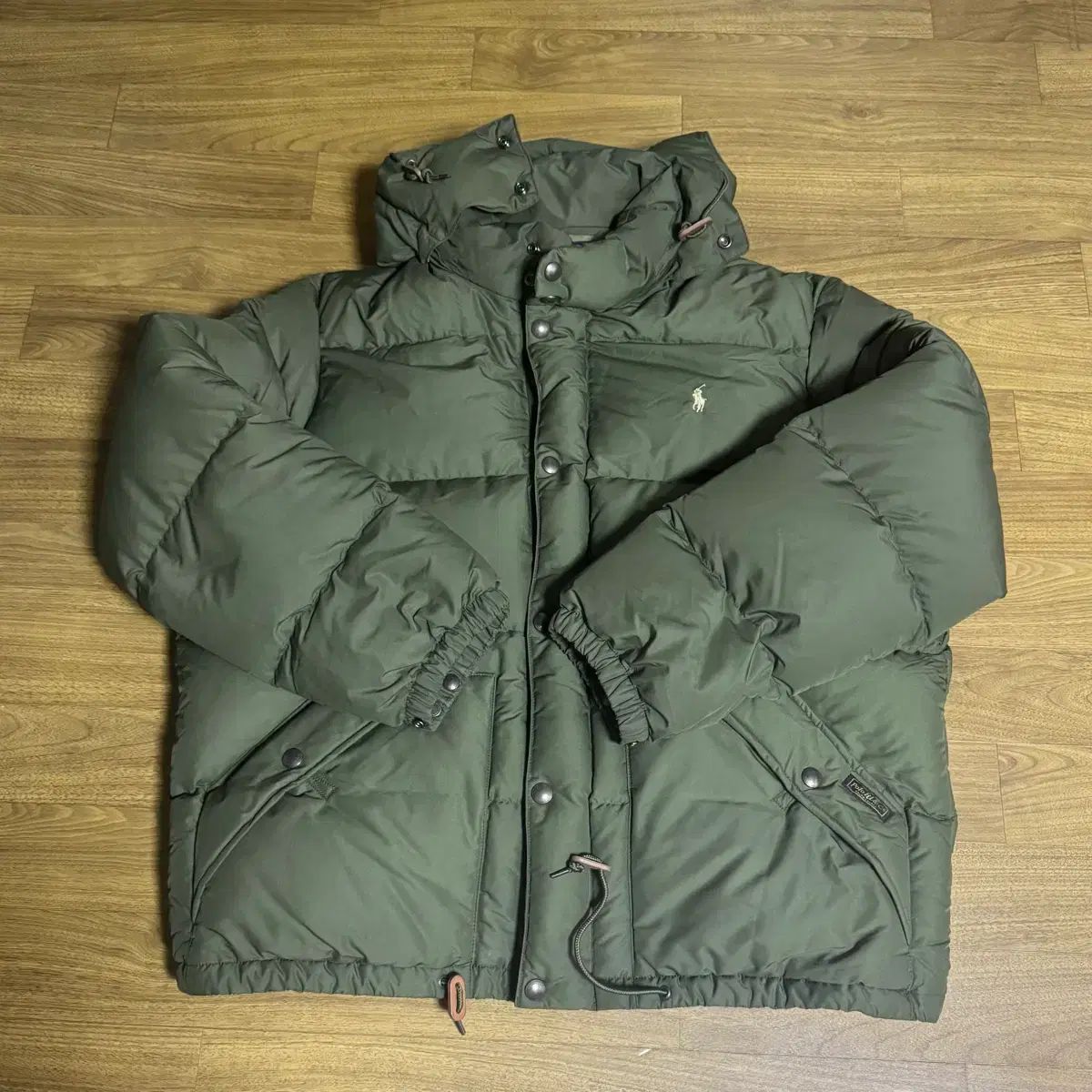 ポロ ダウン オリーブ 2XL