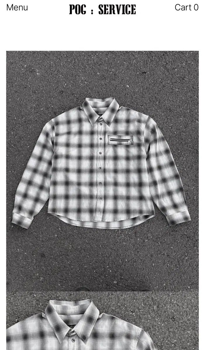 フォグサービス MILITARY JAPAN COTTON CHECK SHIRT