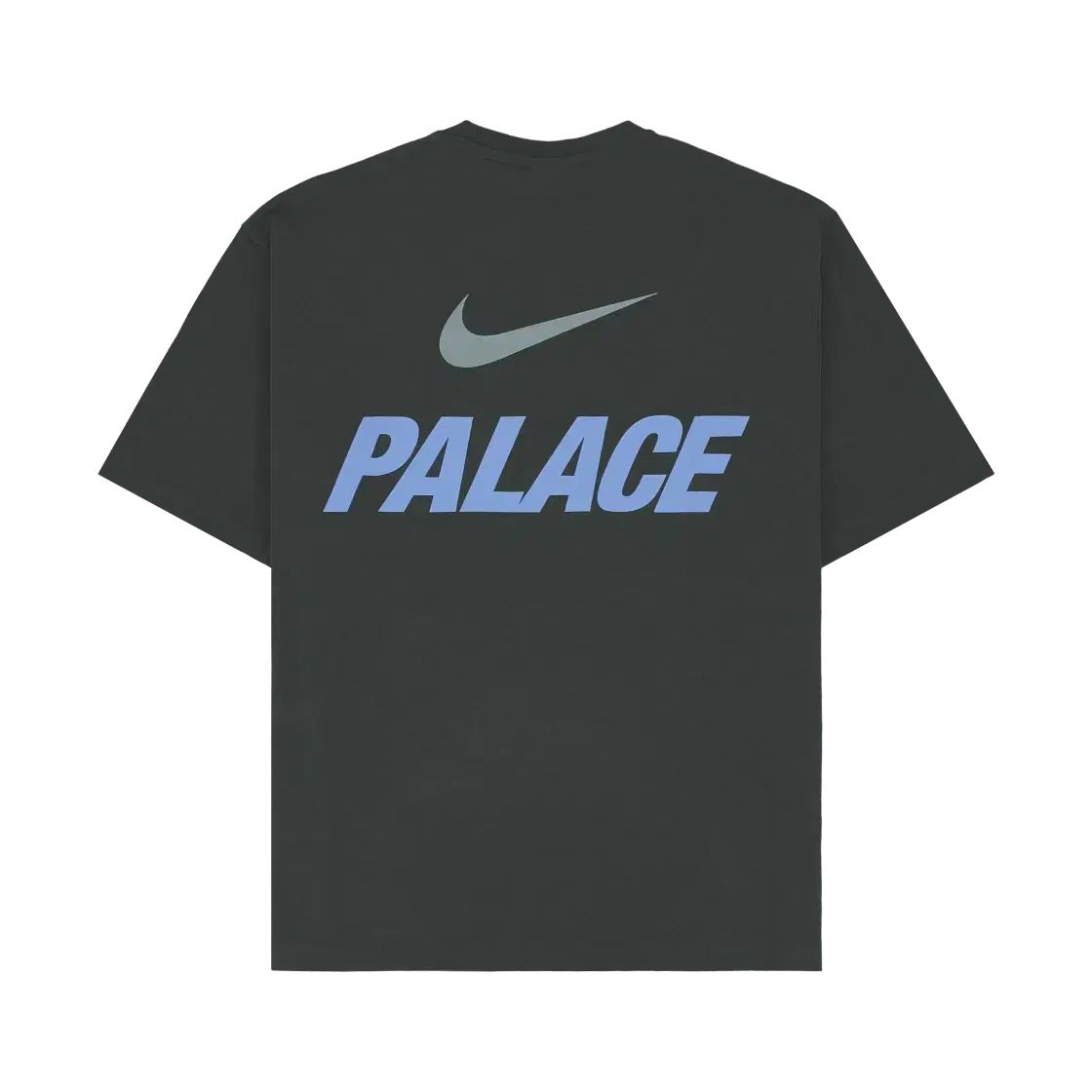 PALACE × NIKE フォント スウッシュ Tシャツ チャコール - 26SS