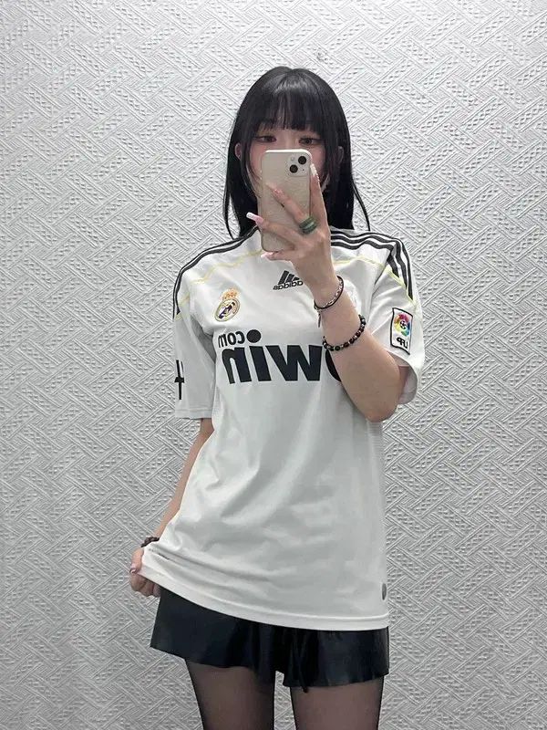 アディダス 09-10 レアル マドリード サッカー ジャージ 半袖Tシャツ 95 C12223