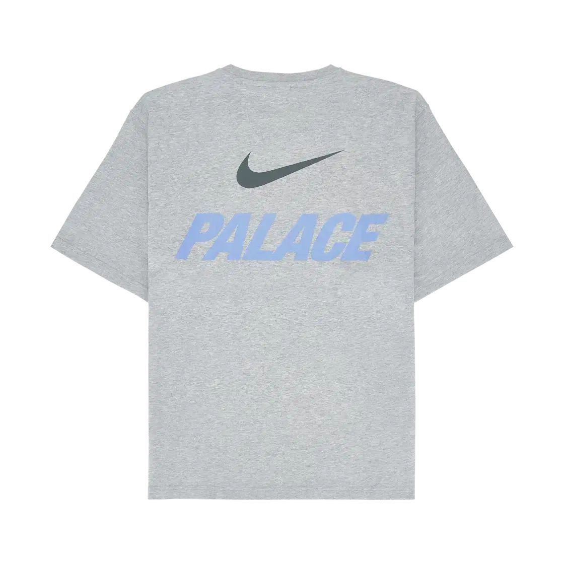 パレス x NIKE フォント スウッシュ Tシャツ グレー マル - 26SS