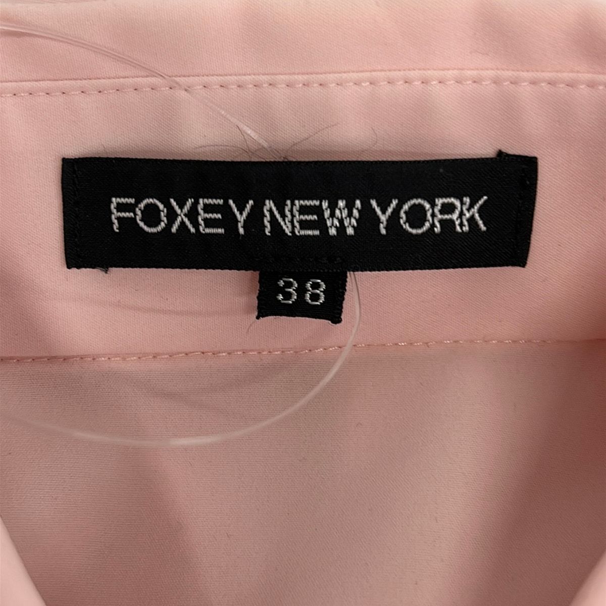 FOXEY NEW YORK(フォクシーニューヨーク) 半袖シャツブラウス サイズ38