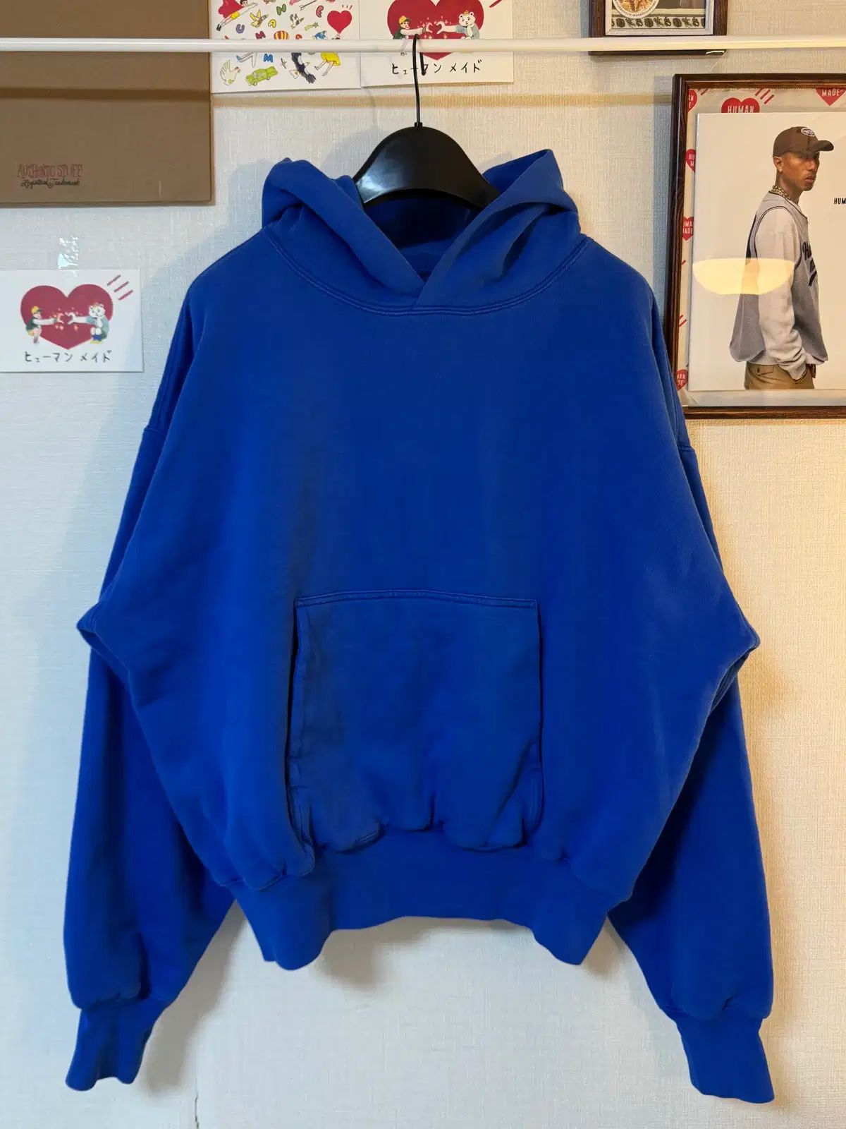 (L)Yeezy Gap イージー ギャップ フーディー Tシャツ ブルー