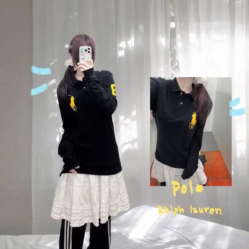 ポロ ラルフローレン ビックポニー カラーTシャツ