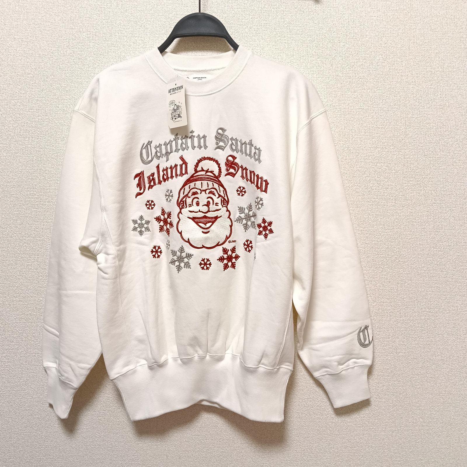 新品 未使用 タグ付き キャプテンサンタ CAPTAIN SANTA トレーナー M 
