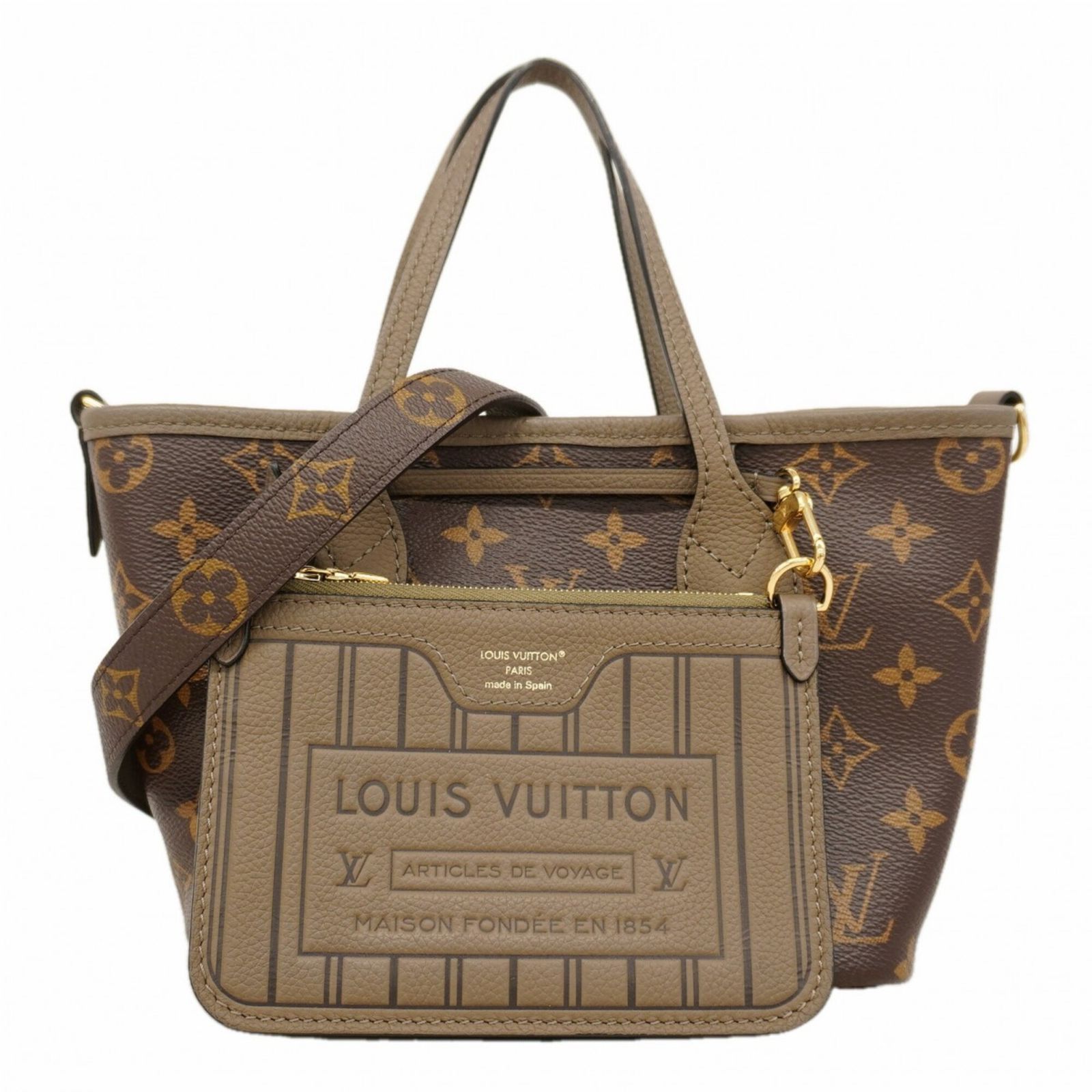 ルイ・ヴィトン(Louis Vuitton) ルイ・ヴィトン トートバッグ モノグラム ネヴァーフルインサイドアウトBB M12109 ダークファンゴ 2wayバッグレディース P2952300