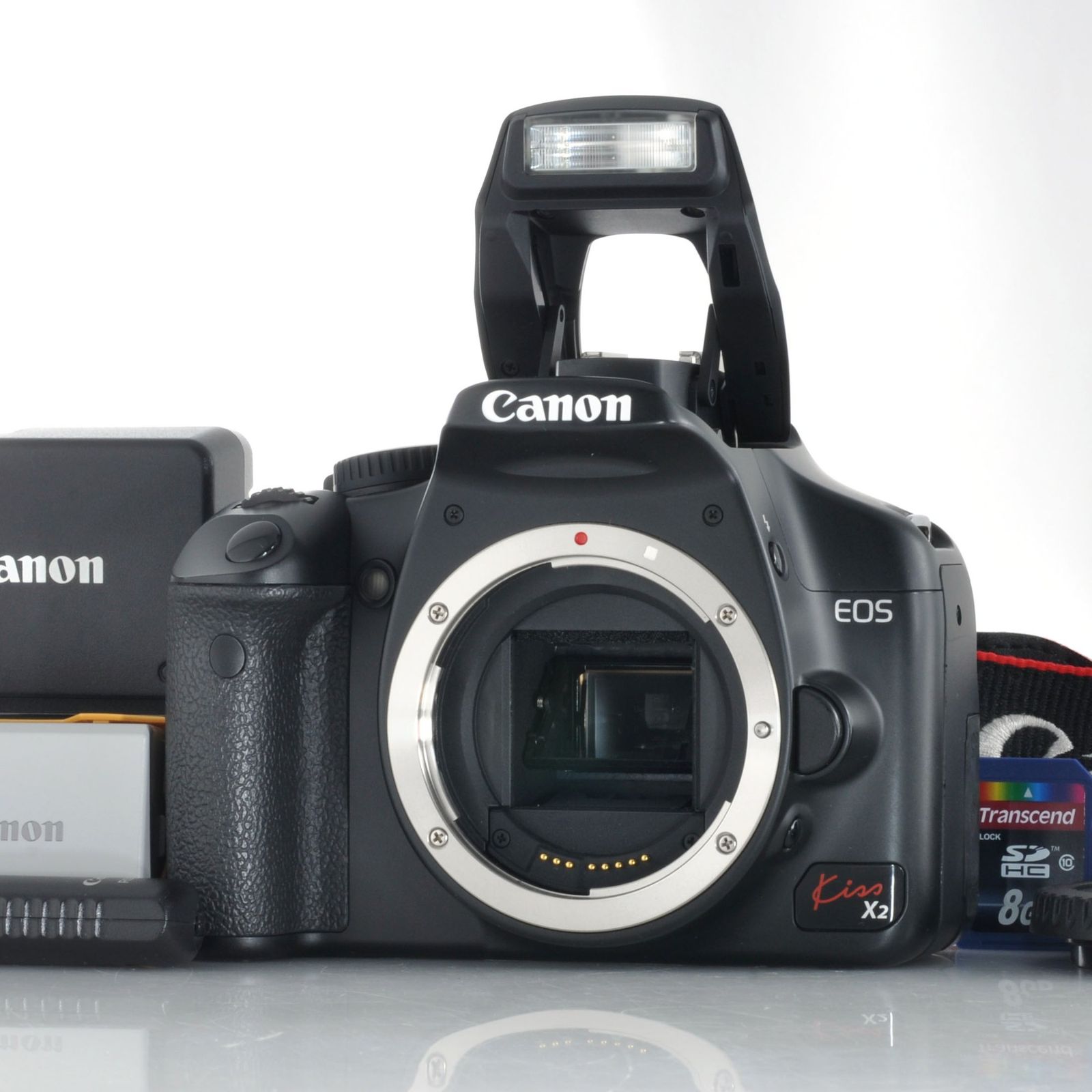 【キヤノン】Canon EOS Kiss X2 450D デジタル一眼レフ +バッテリー 充電器 #T987A