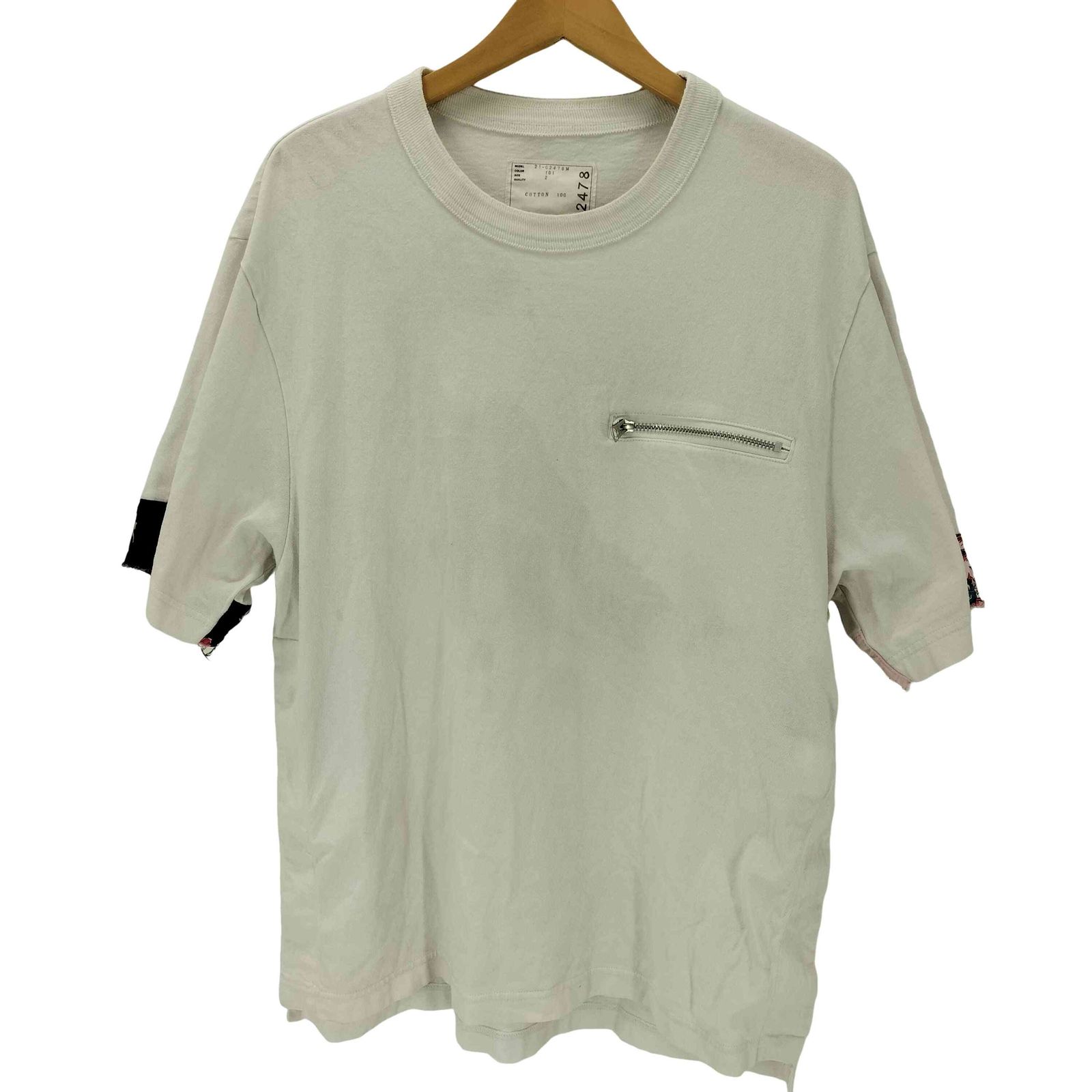 【美品・2021SS】sacai　アーカイブ プリントミックス T-シャツ【２】 サカイ Sacai 21SS Archive Print Mix TEE アーカイブ プリント