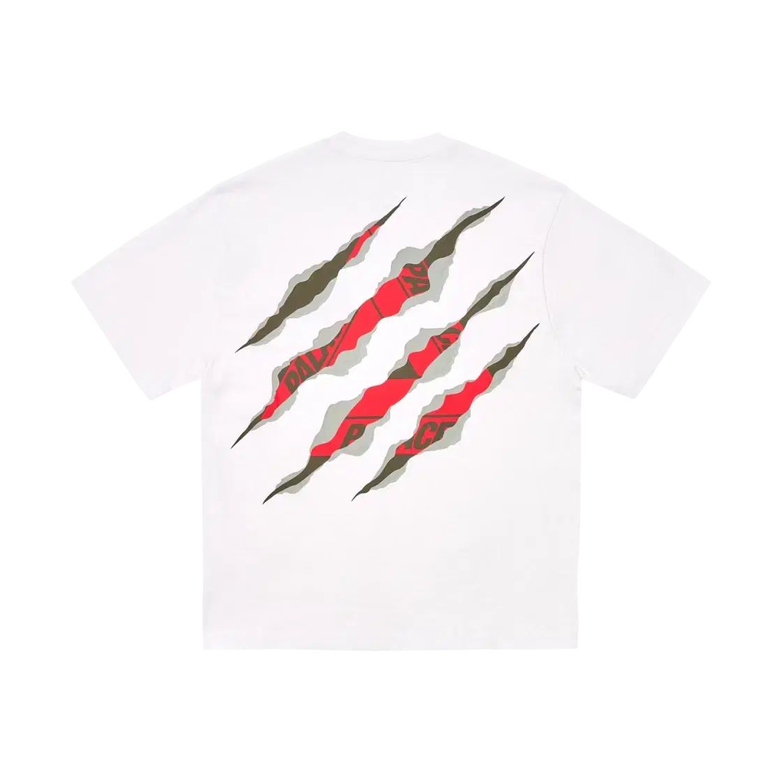 PALACE パレス リップド トライ Tシャツ 白 - 25SS