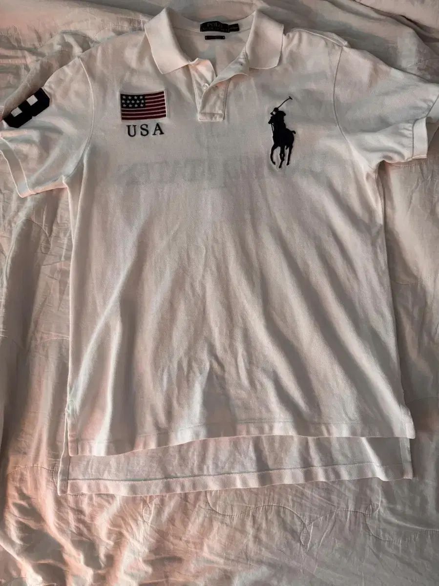 ポロラルフローレン 半袖 カラーTシャツ USA 星条旗 チーフキー