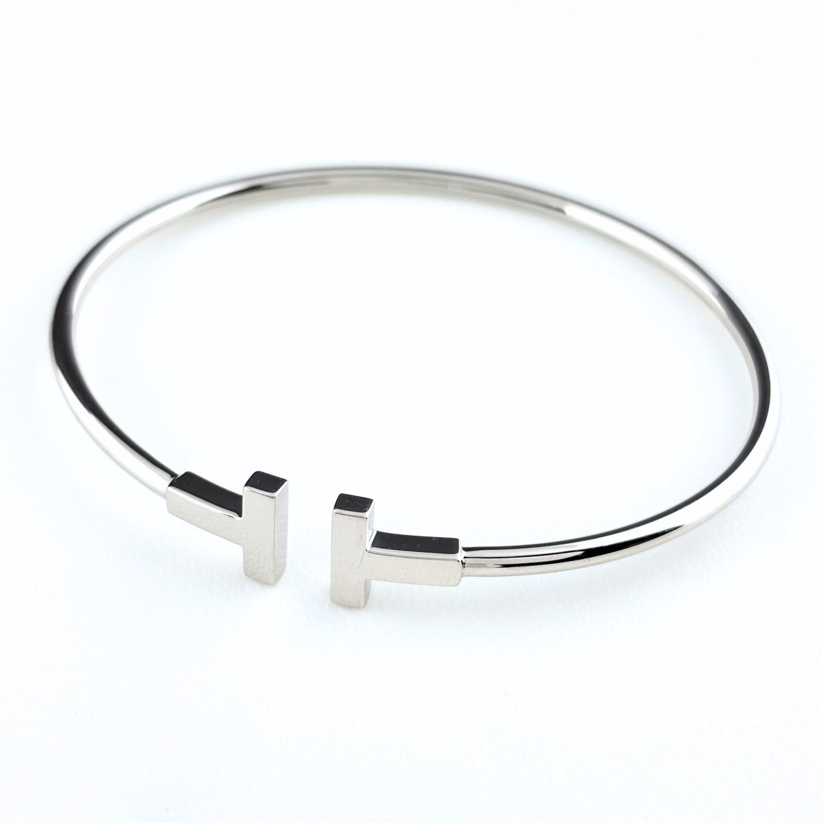 ティファニー TIFFANY&Co. Tワイヤーバングル バングル 750 レディース 【中古】