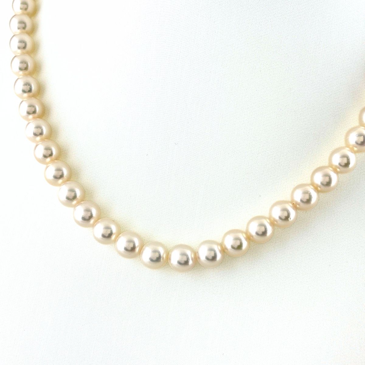 ミキモト MIKIMOTO パール ネックレス シルバー 真珠 ネックレス SV パール レディース 【中古】